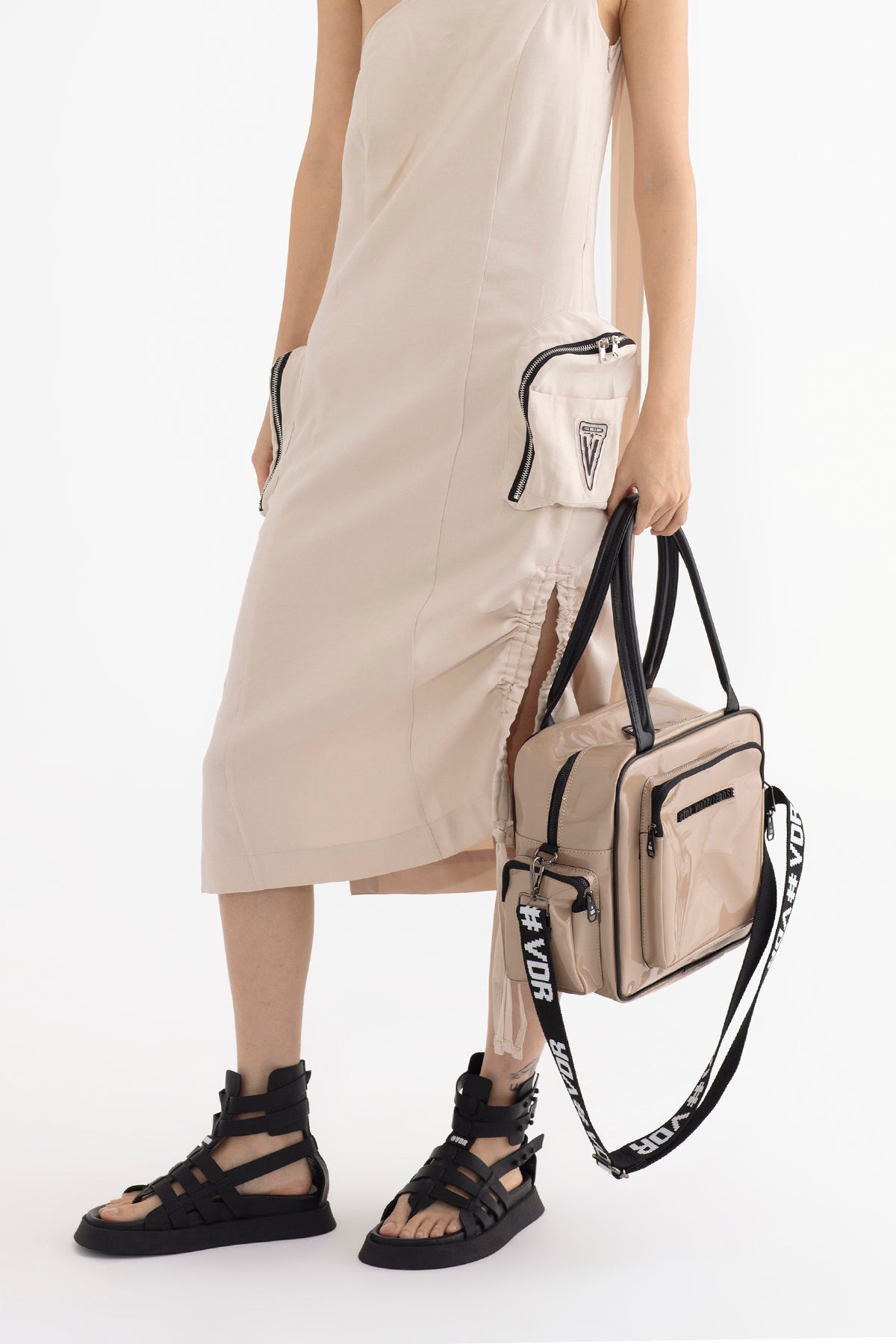 Nero Sandals Aurelia