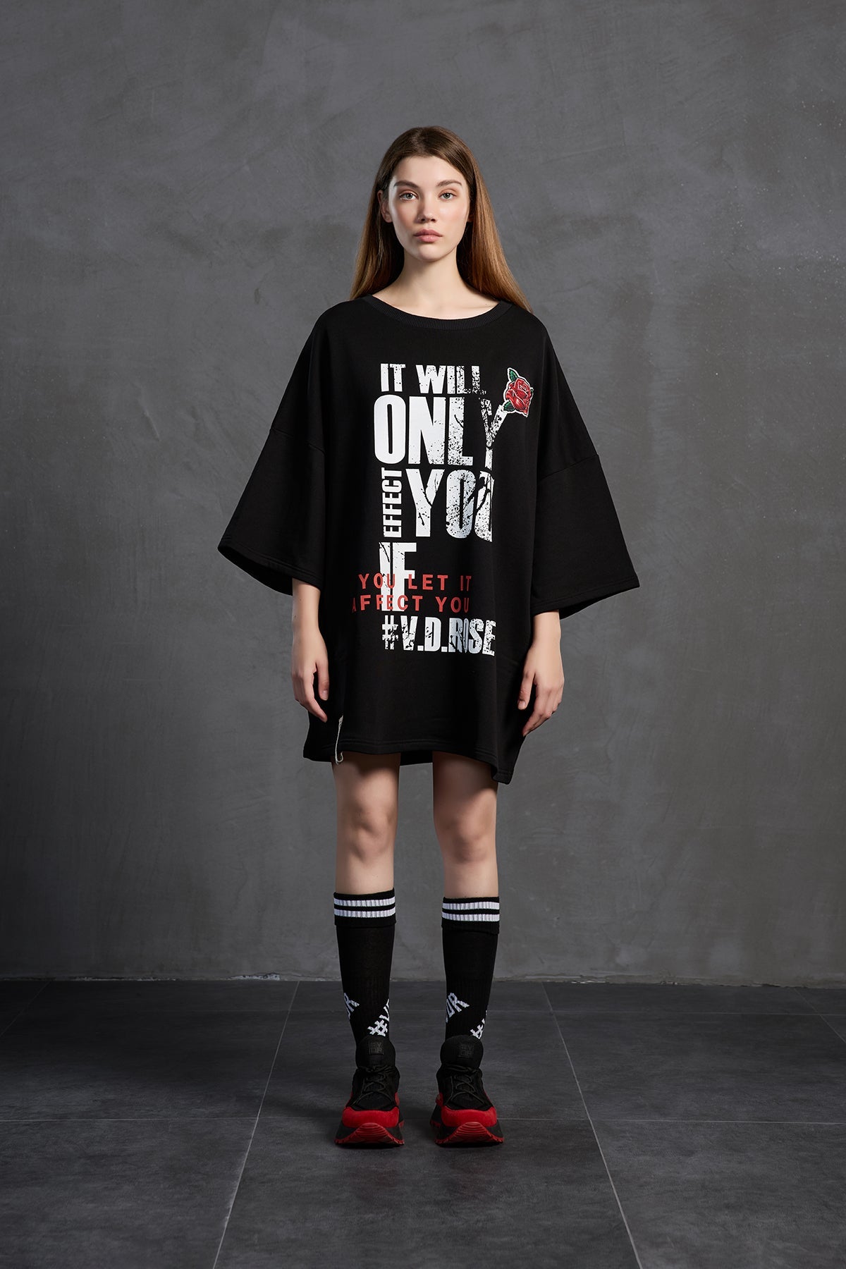 Black Knee-high Socks Socks Base2