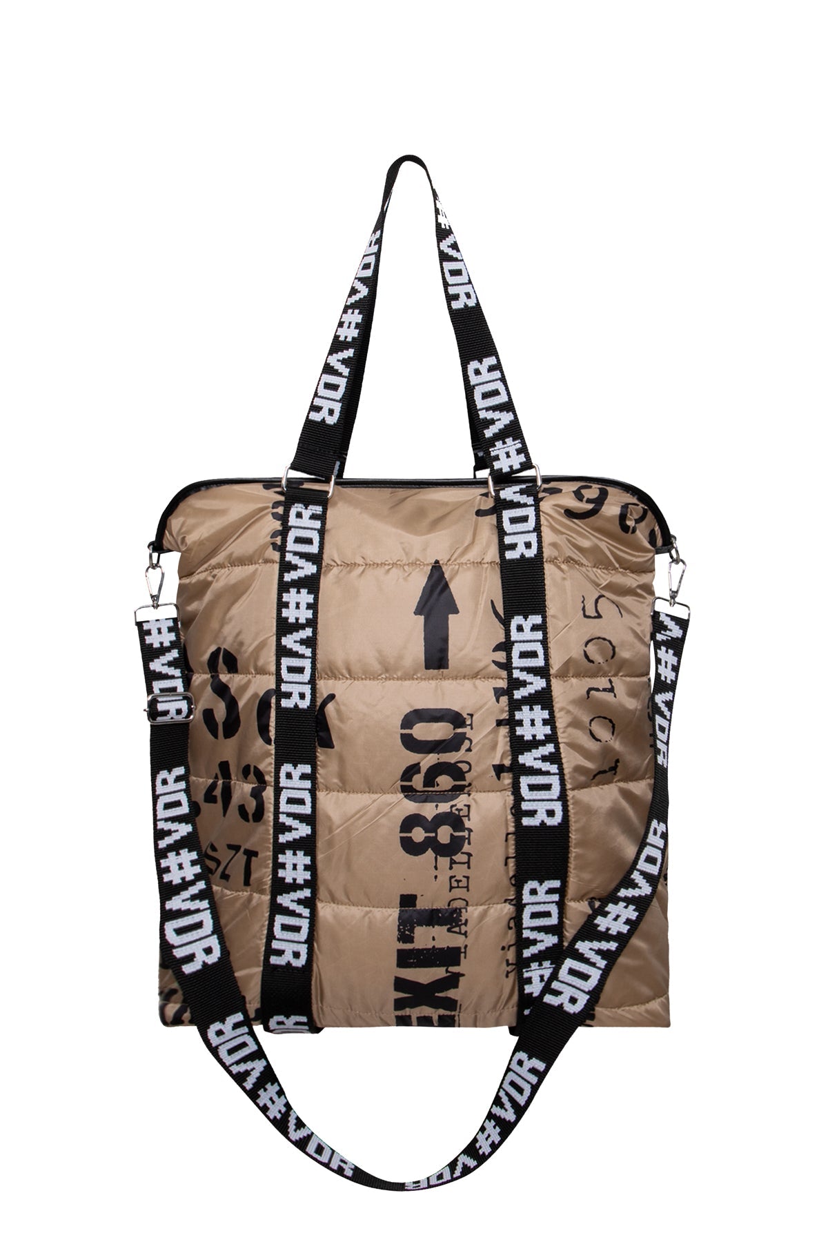 Beige Quilted Shoulder Bag Batman10