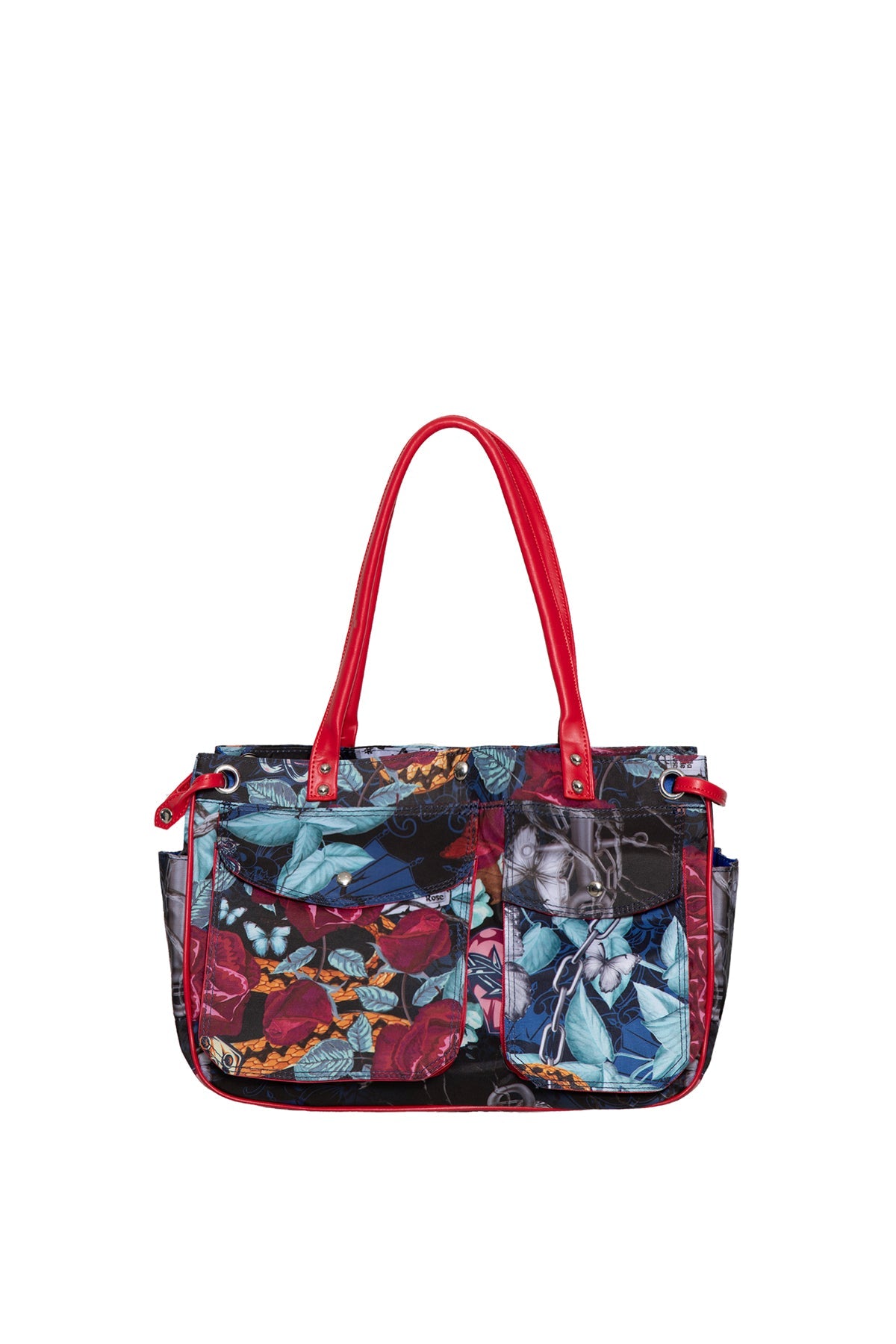 Multicolor Pocketed Bag Bona