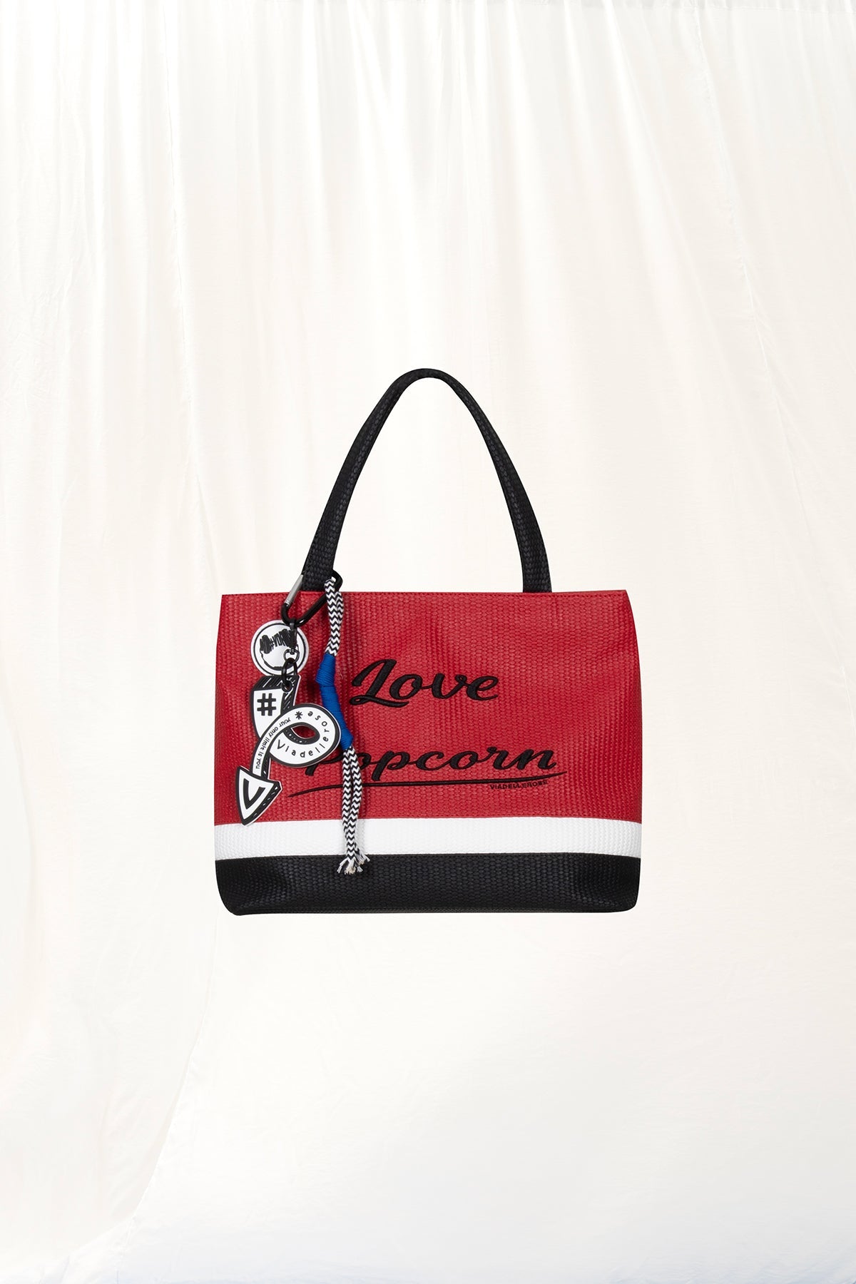 Red Tote Bag Bugs