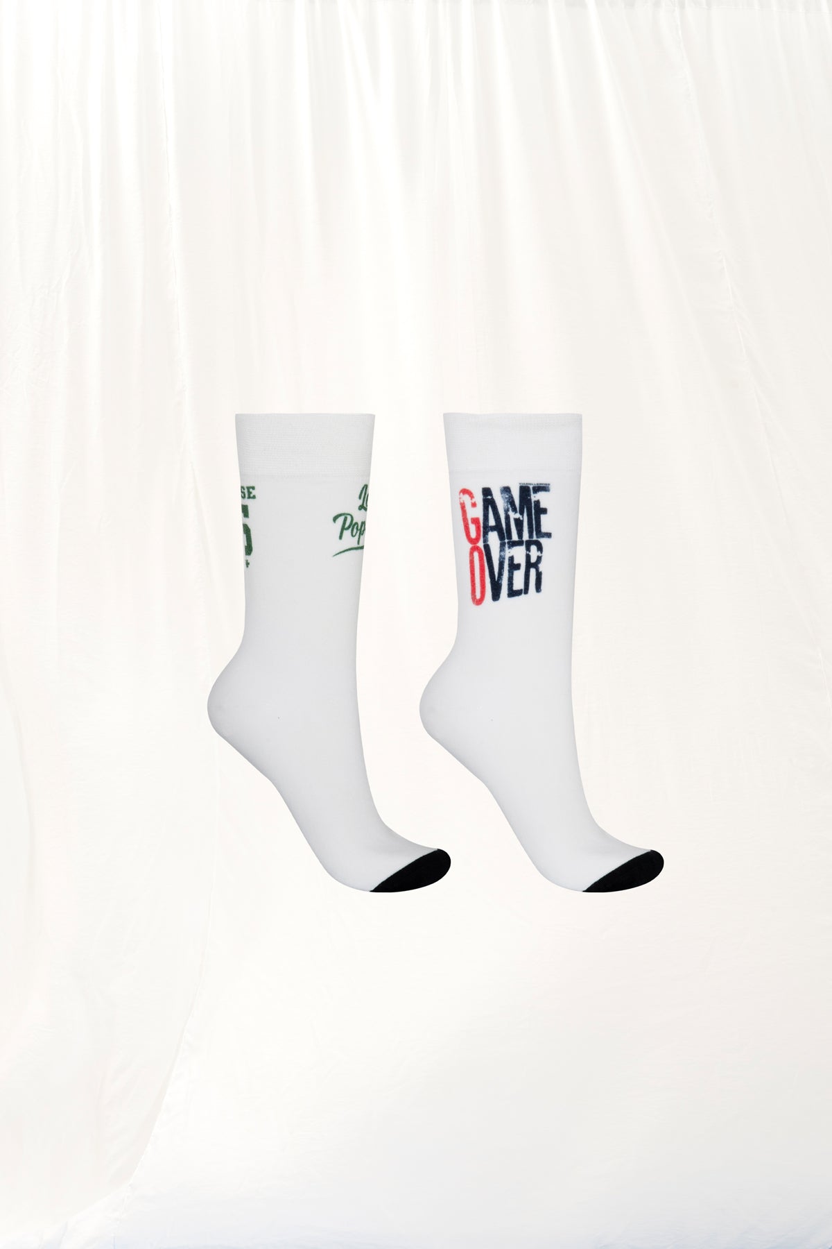Off White Text 2-pack Socks C2