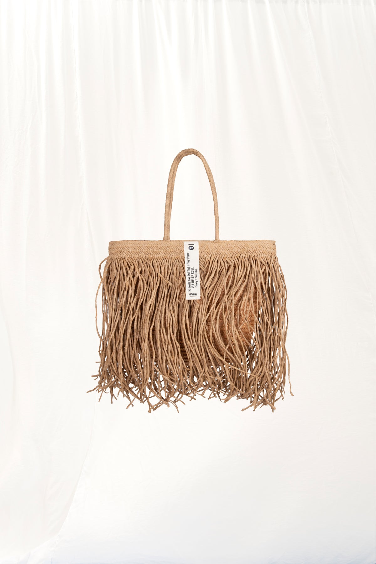 Camel Brown Mini Straw Bag Kao