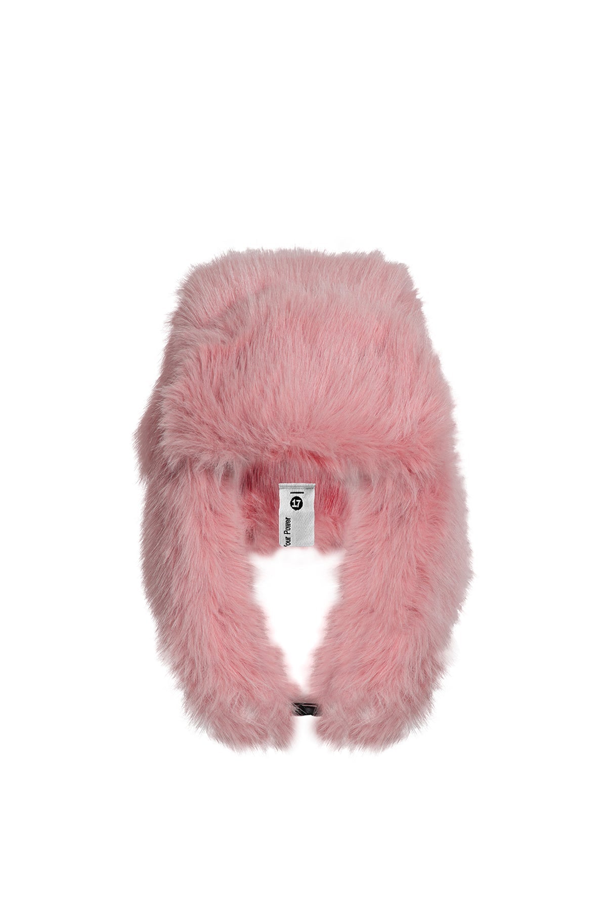 Pink Faux Fur Earmuff Hat Pan