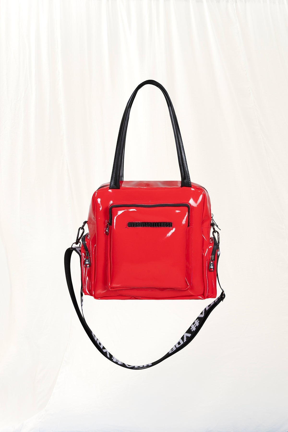Red Patent Tote Bag Porto19