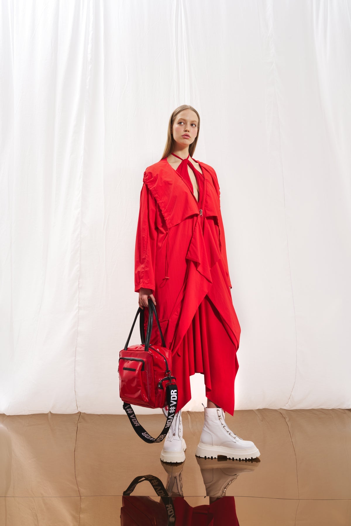 Red Patent Tote Bag Porto19