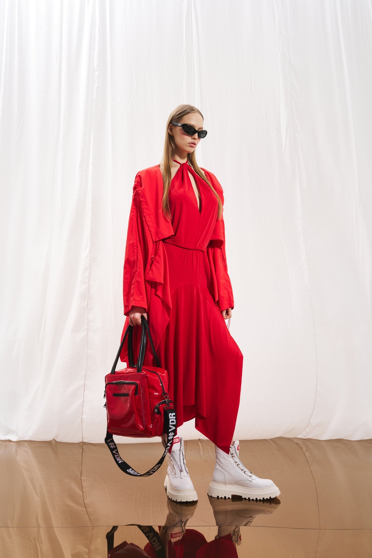 Red Patent Tote Bag Porto19