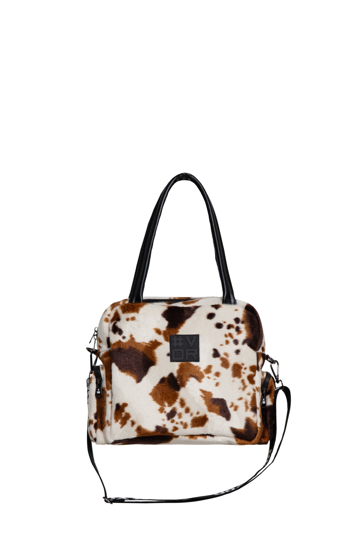 Off White Brown Faux Fur Bag Porto23