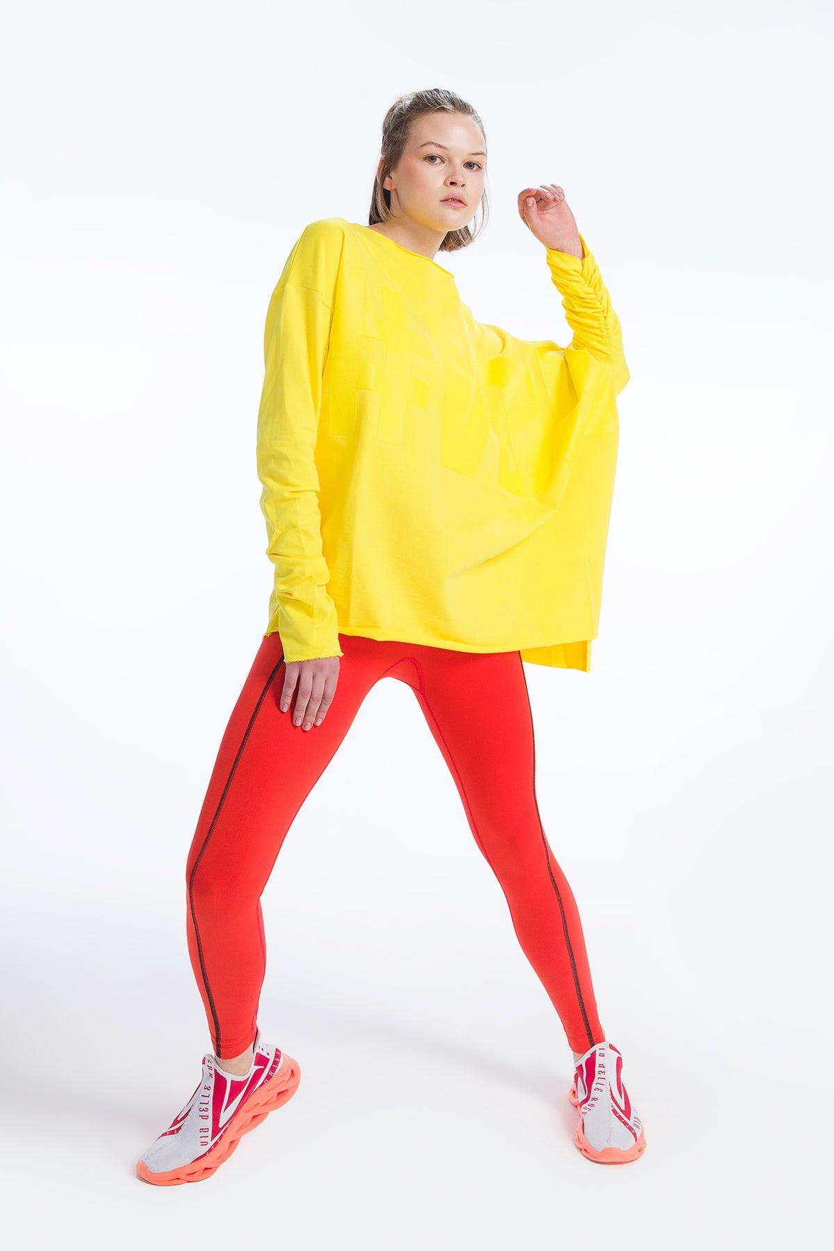 Orange Leggings 9387