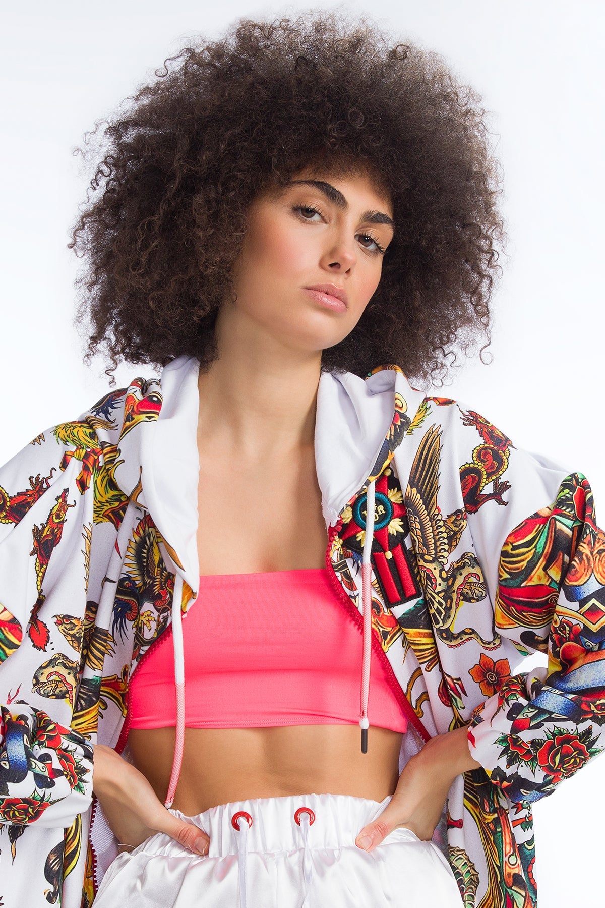 Pink Neon Bustier 9518