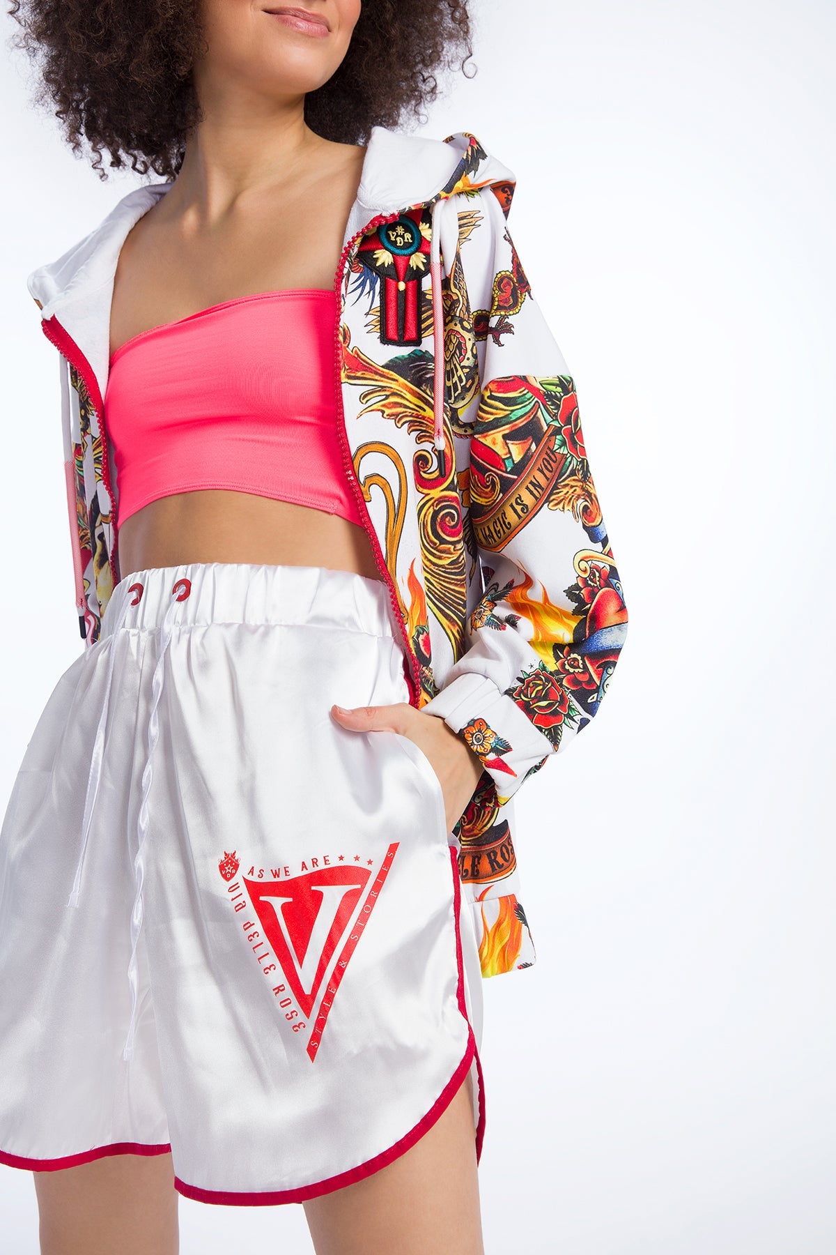 Pink Neon Bustier 9518