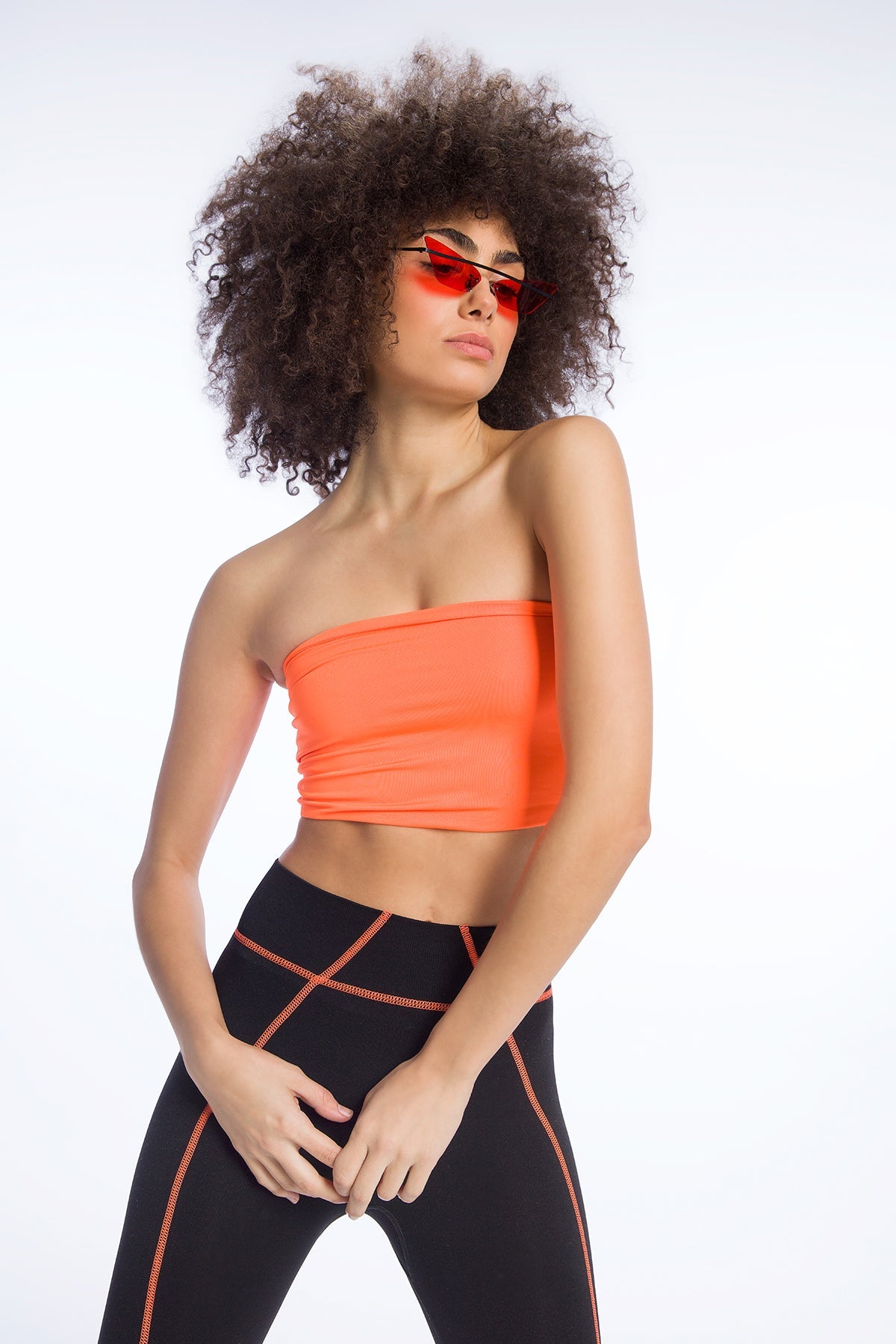 Orange Neon Bustier 9518