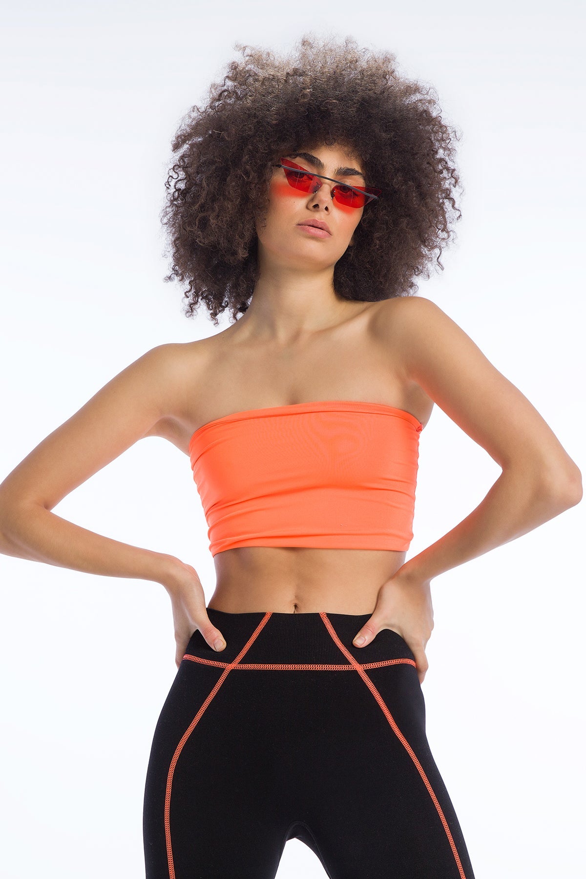 Orange Neon Bustier 9518