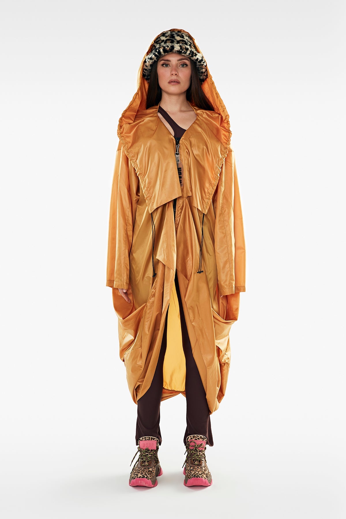 Gold Trench Coat 11245