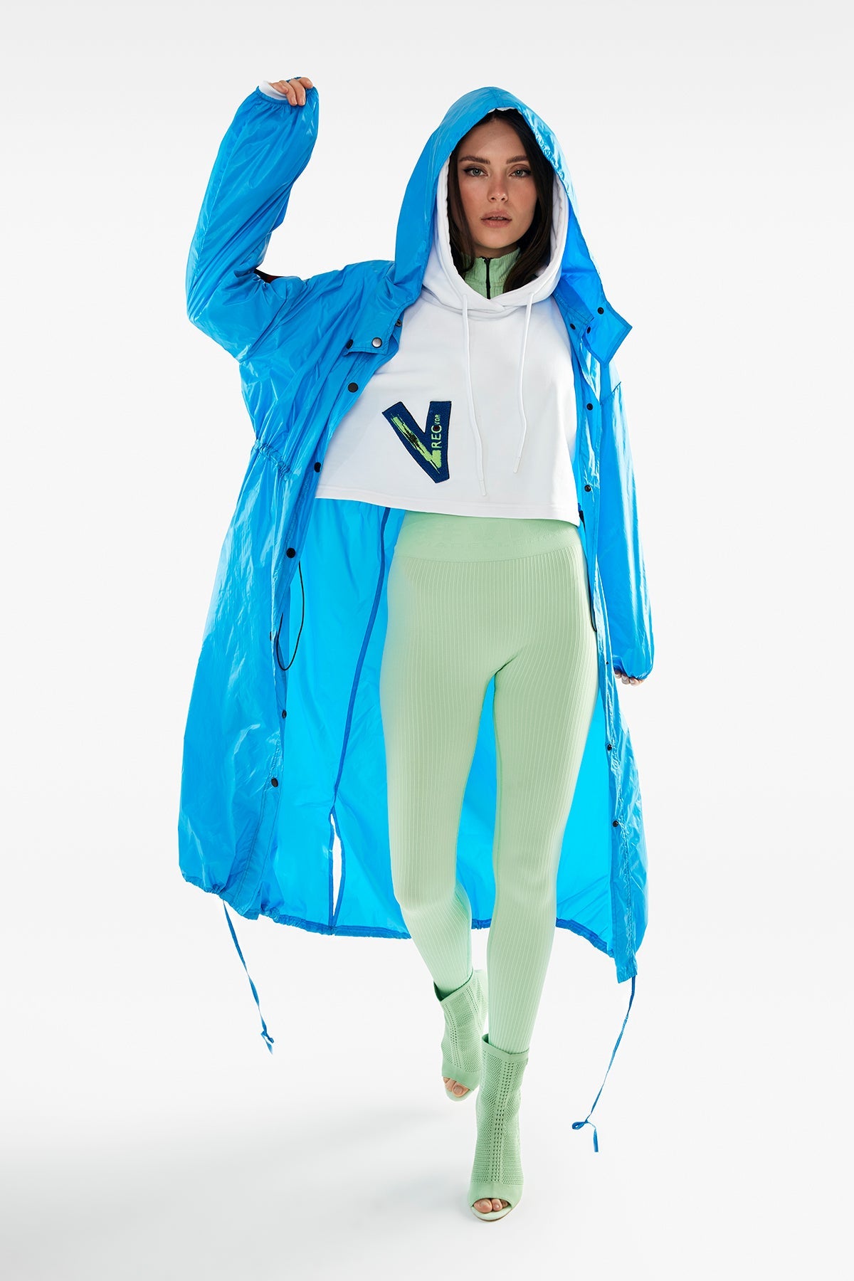 Azzurro Wind Coat 11254