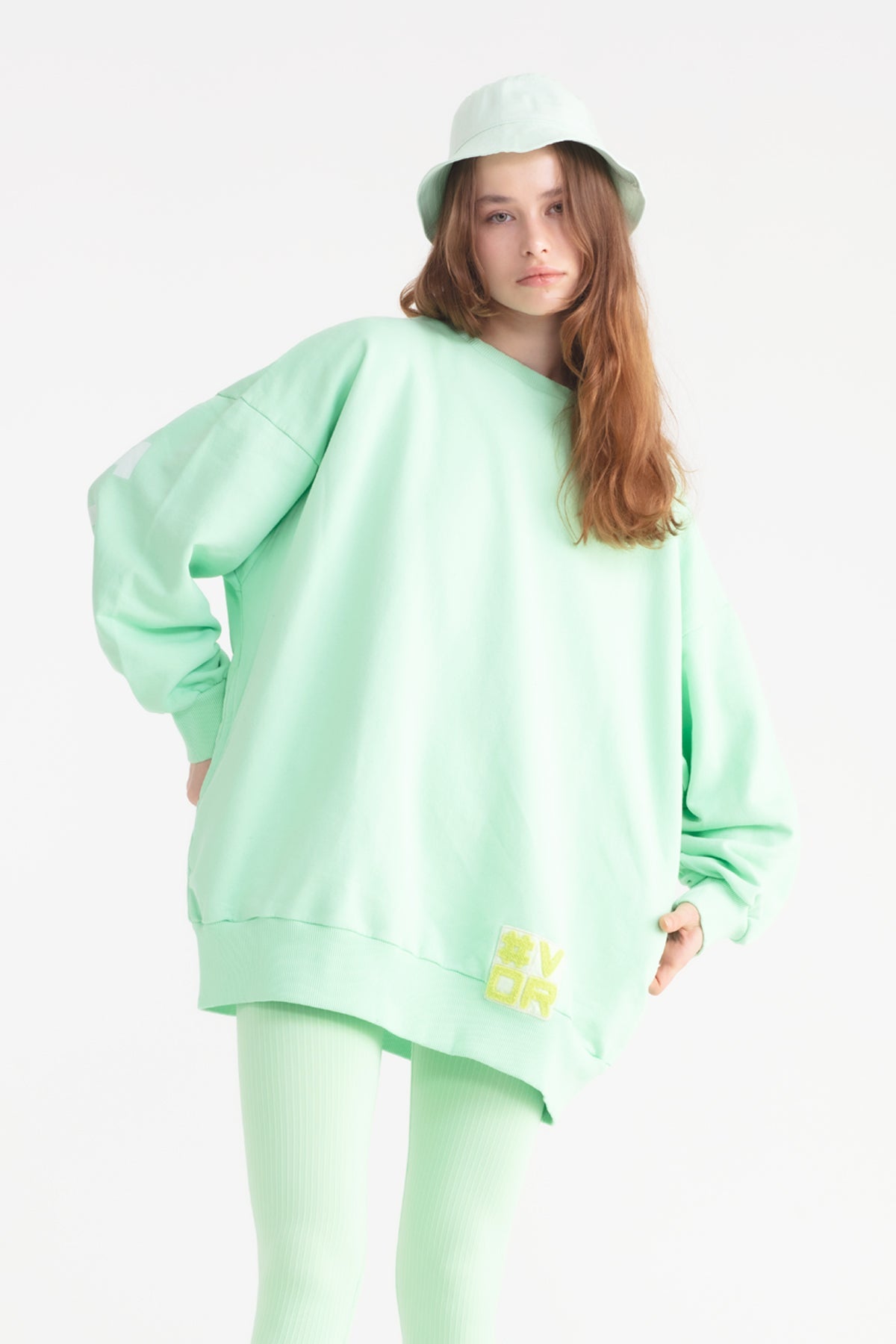 Verde Pastello Sw-shirt 11377