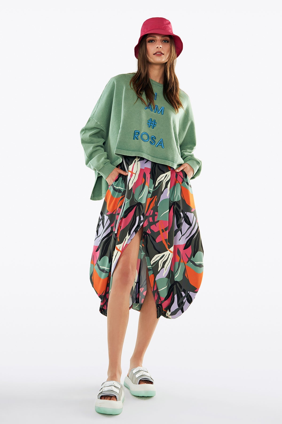 Multi Color Skirt 11539