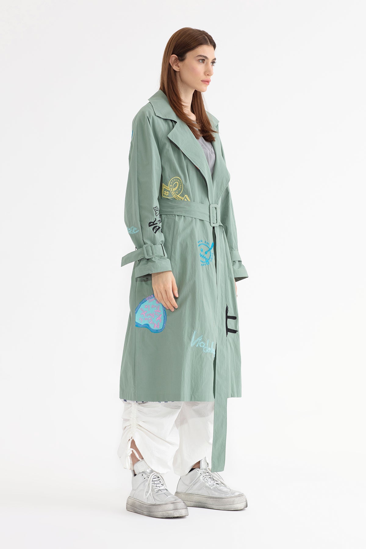Salvia Trench Coat 13032