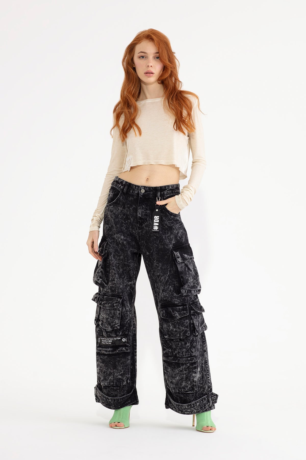 Beige L S T-shirt 13225