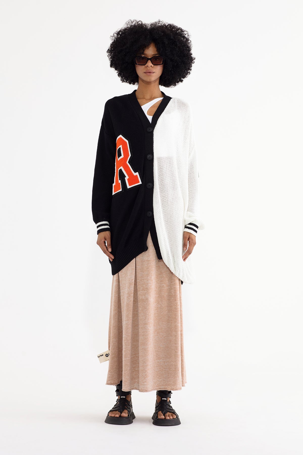 Nero Off White Cardigan 13391
