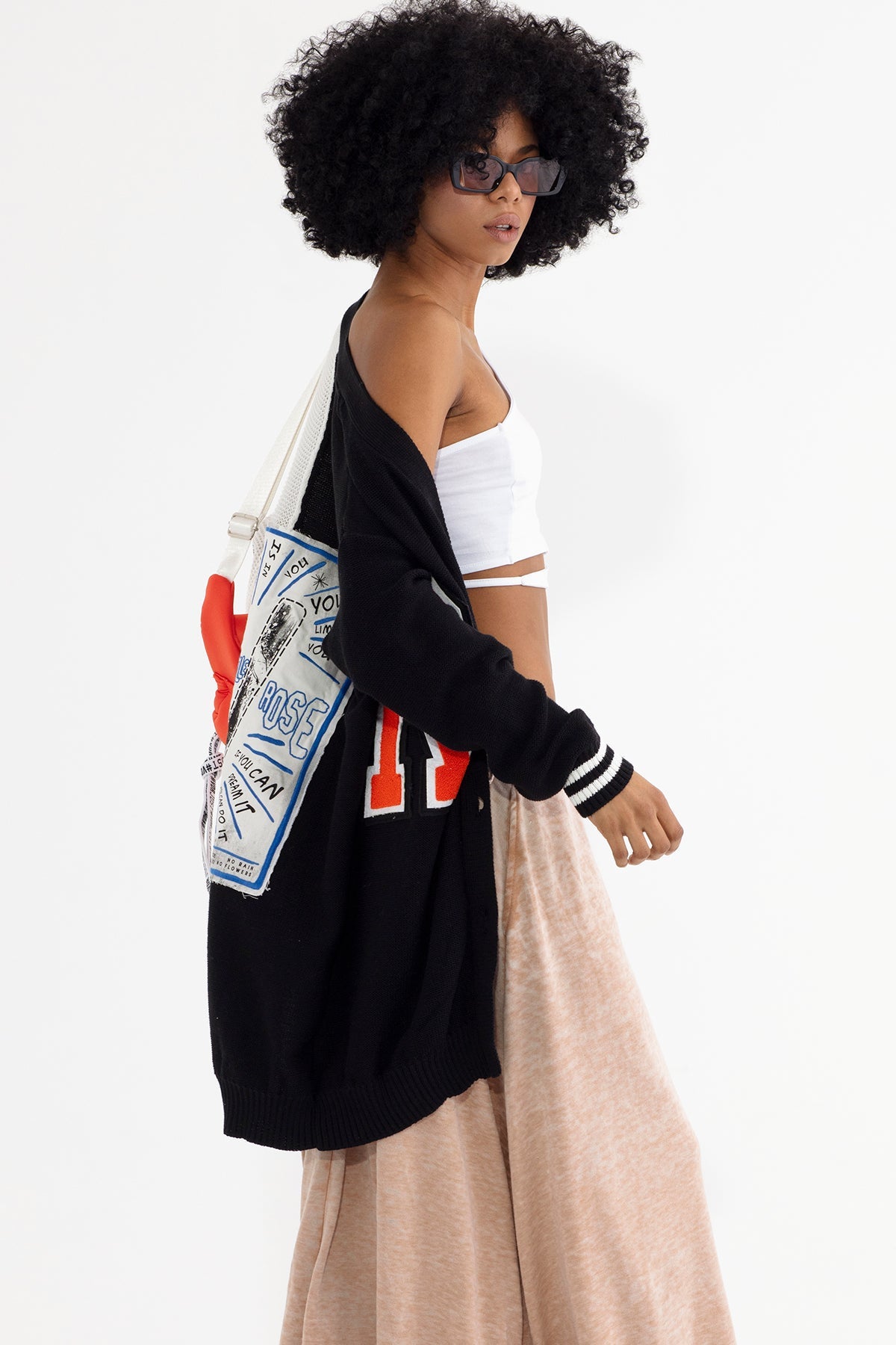 Nero Off White Cardigan 13391