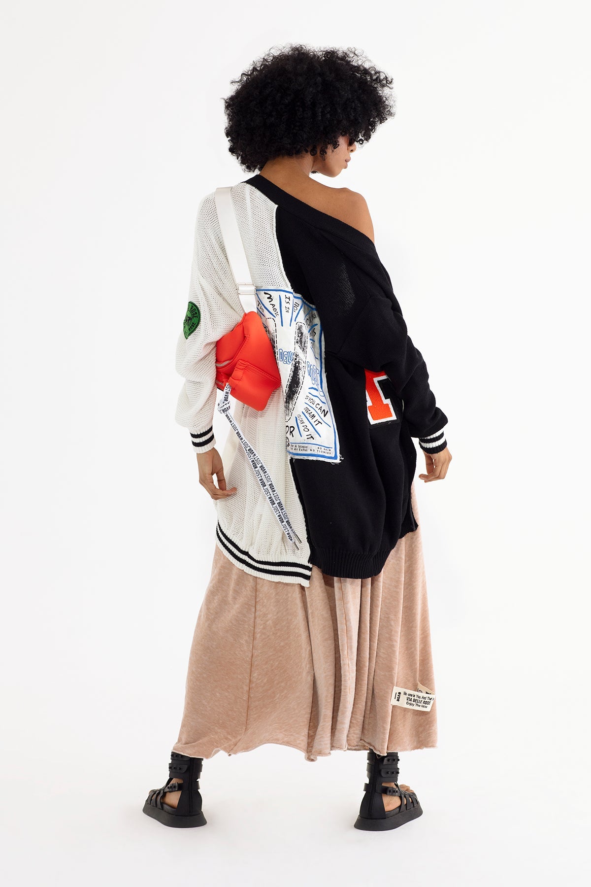 Nero Off White Cardigan 13391