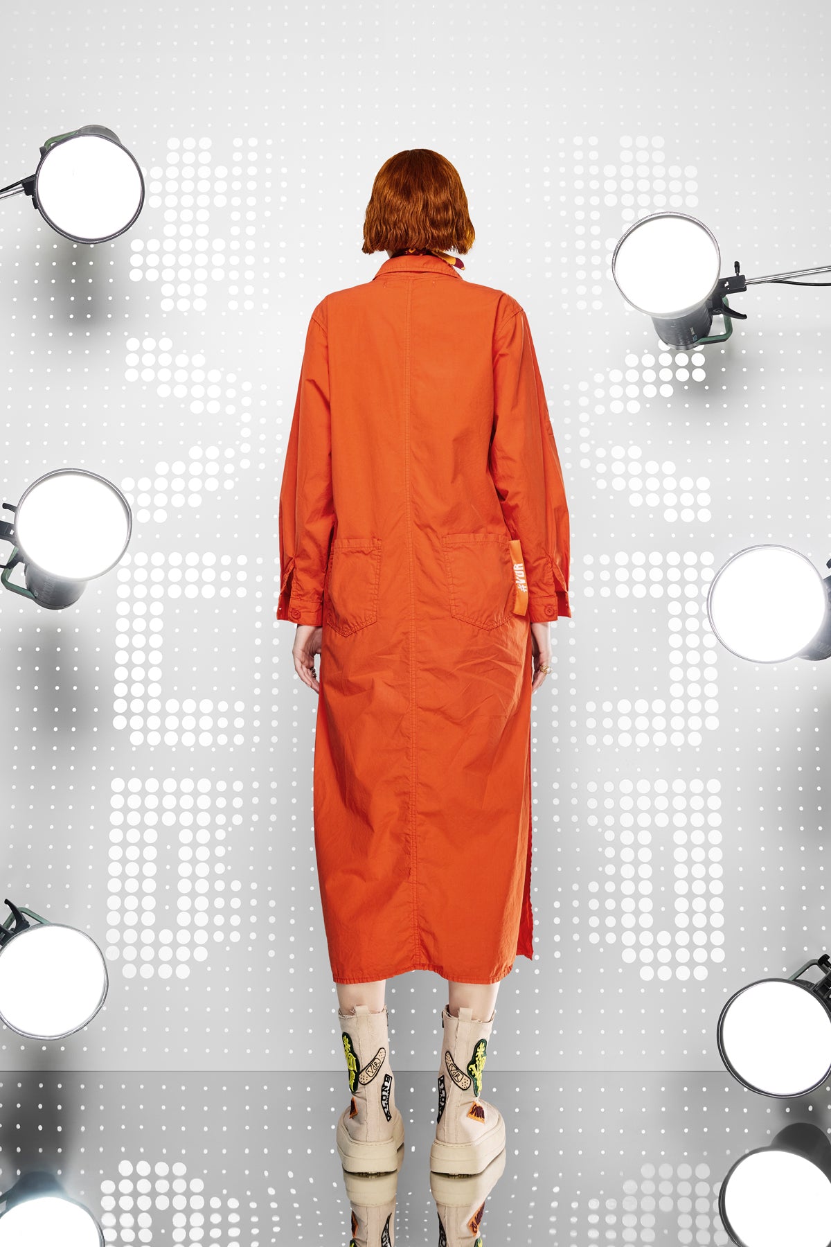 Orange Dress 15037