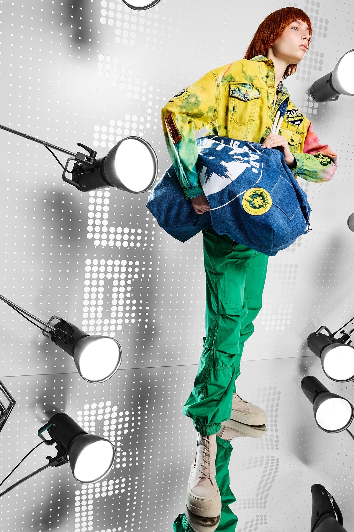 Multi Color Jacket 15041