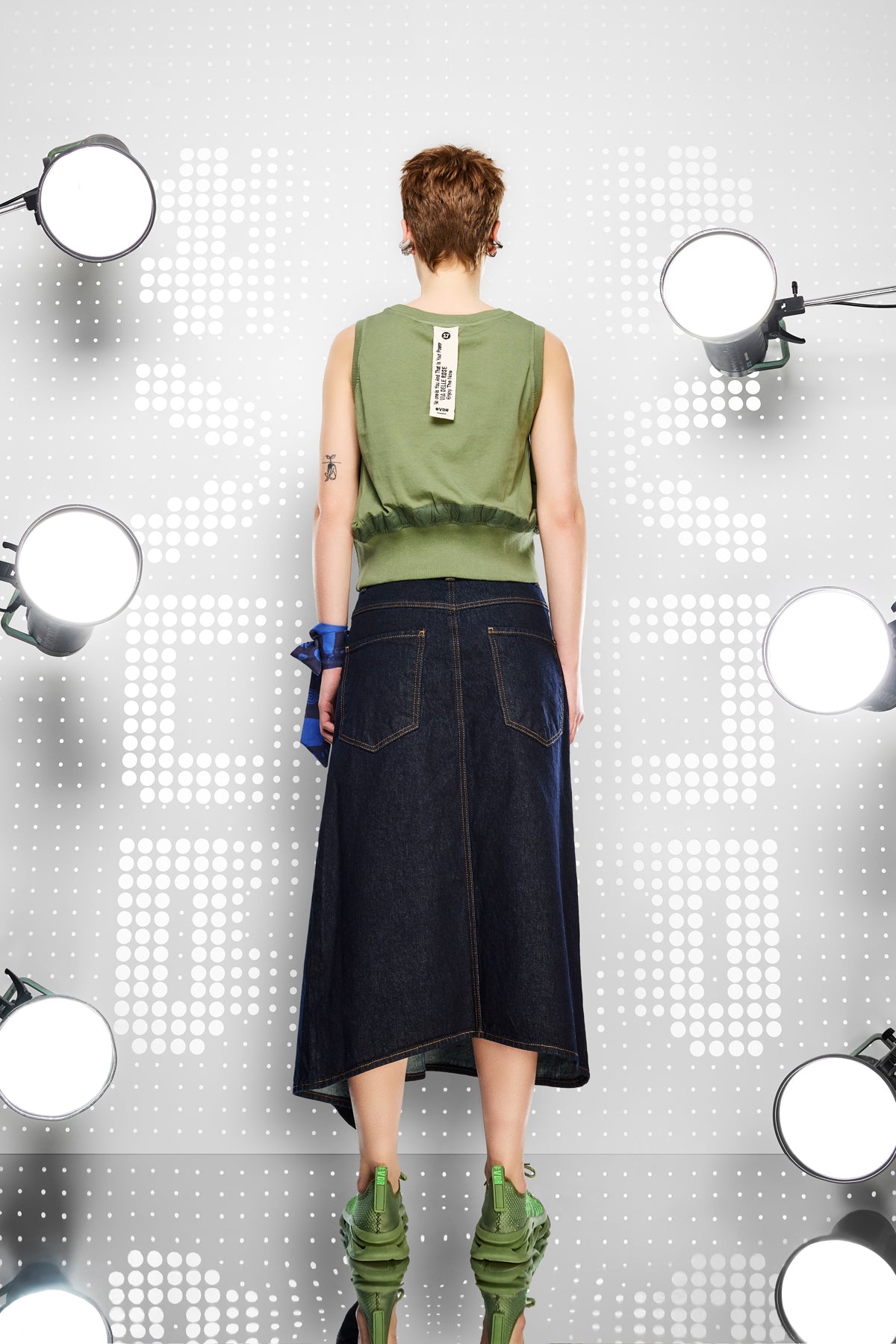 Blue Skirt 15098