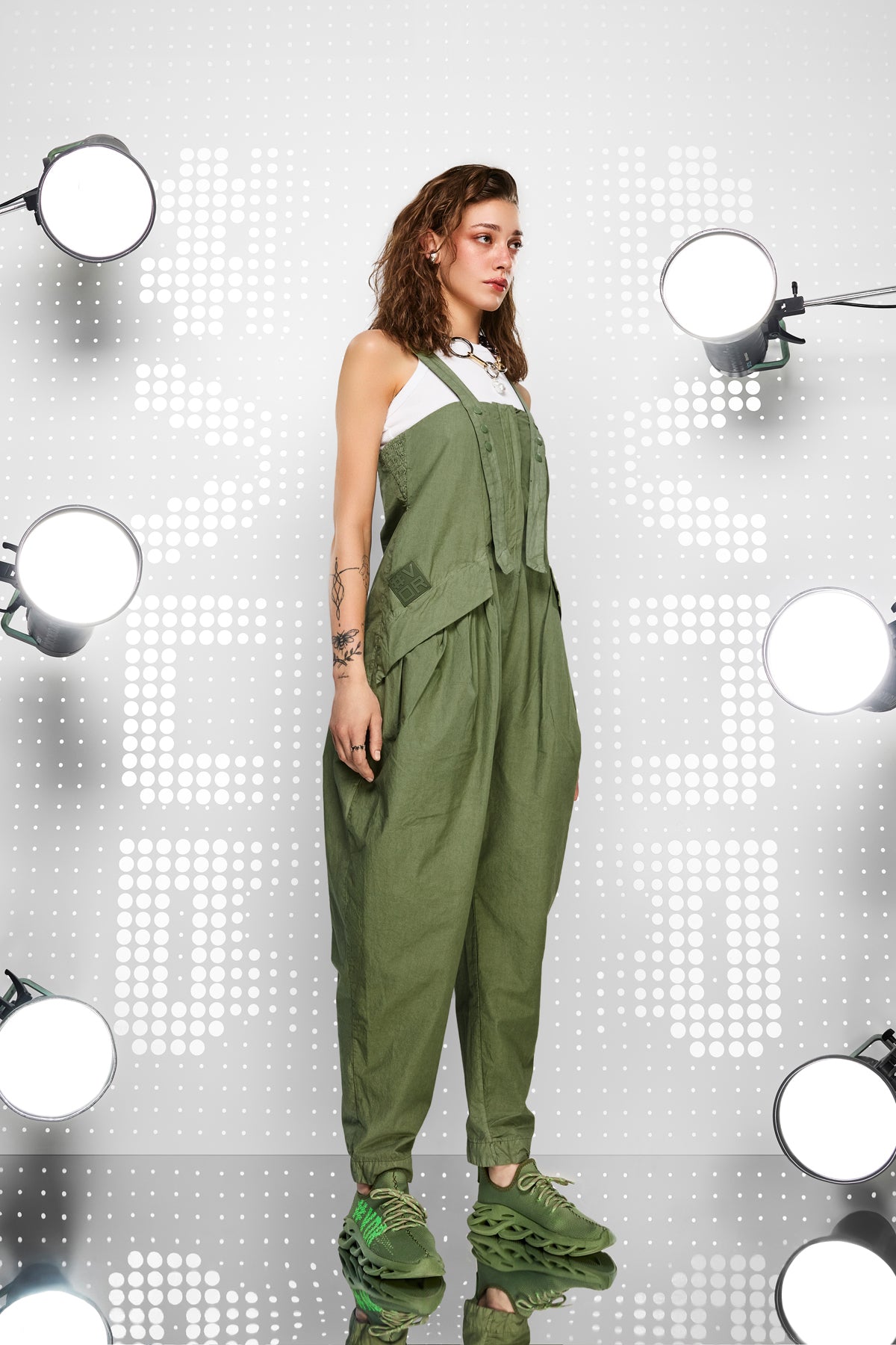Kaki Overall 15111