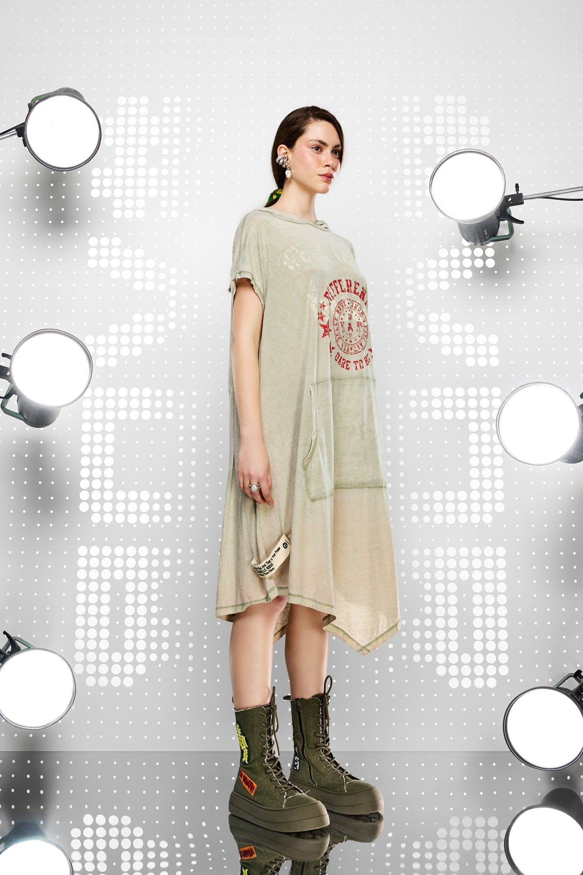 Kaki Dress 15173