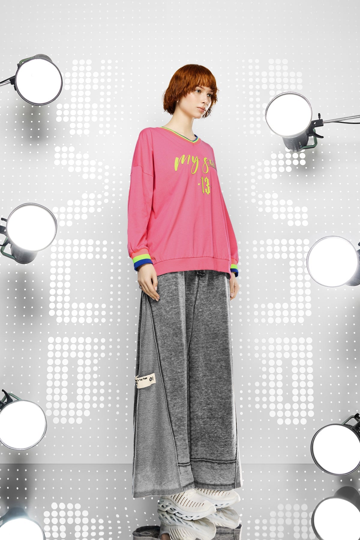 Pink L S T-shirt 15201