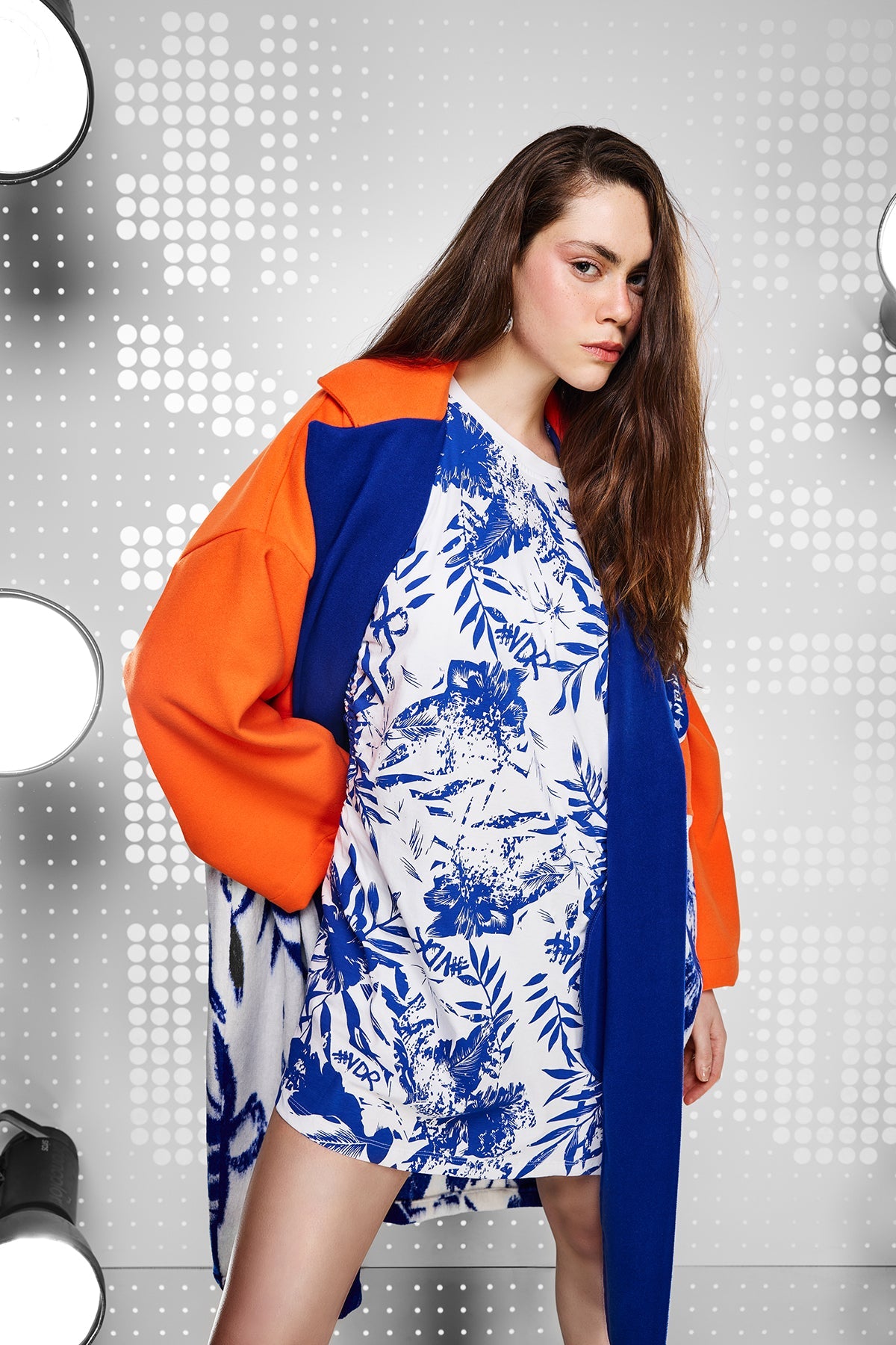 Off White Blu Tunic 15208