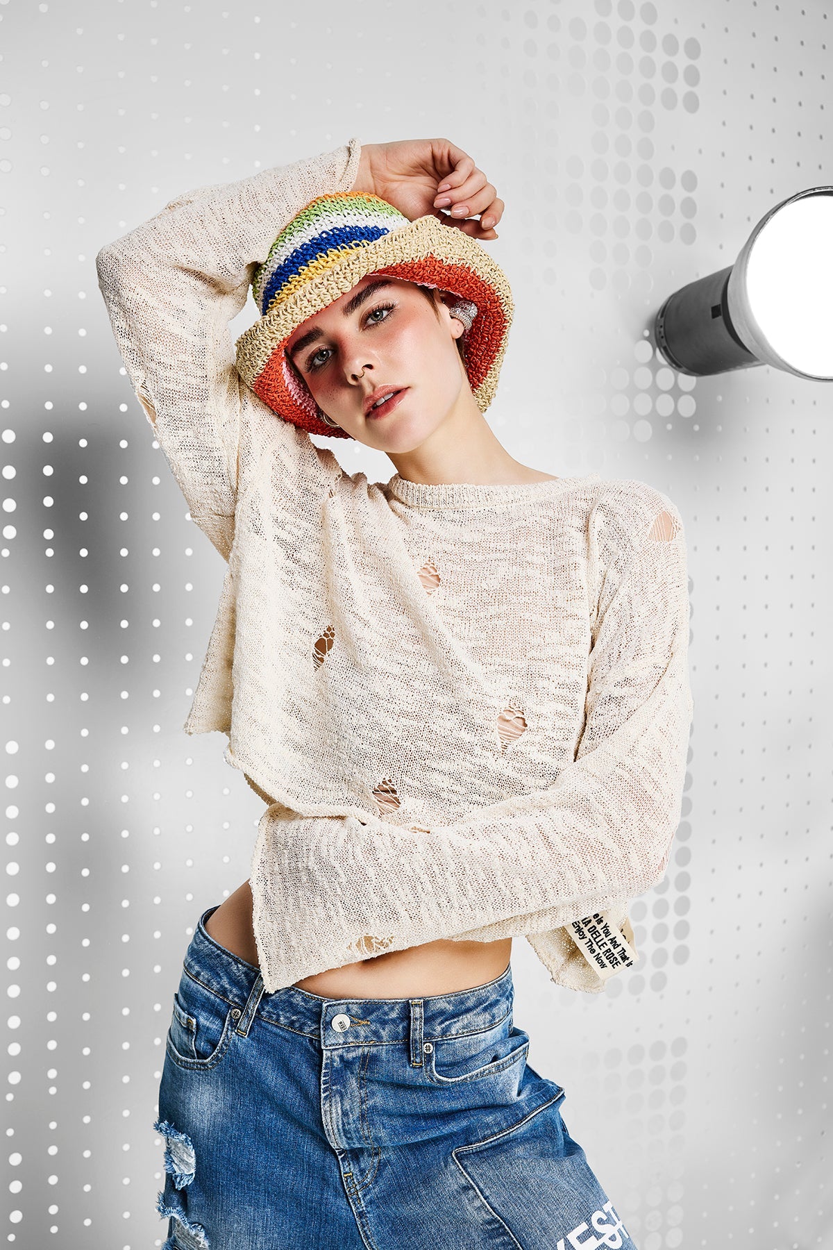 Beige Pullover 15341