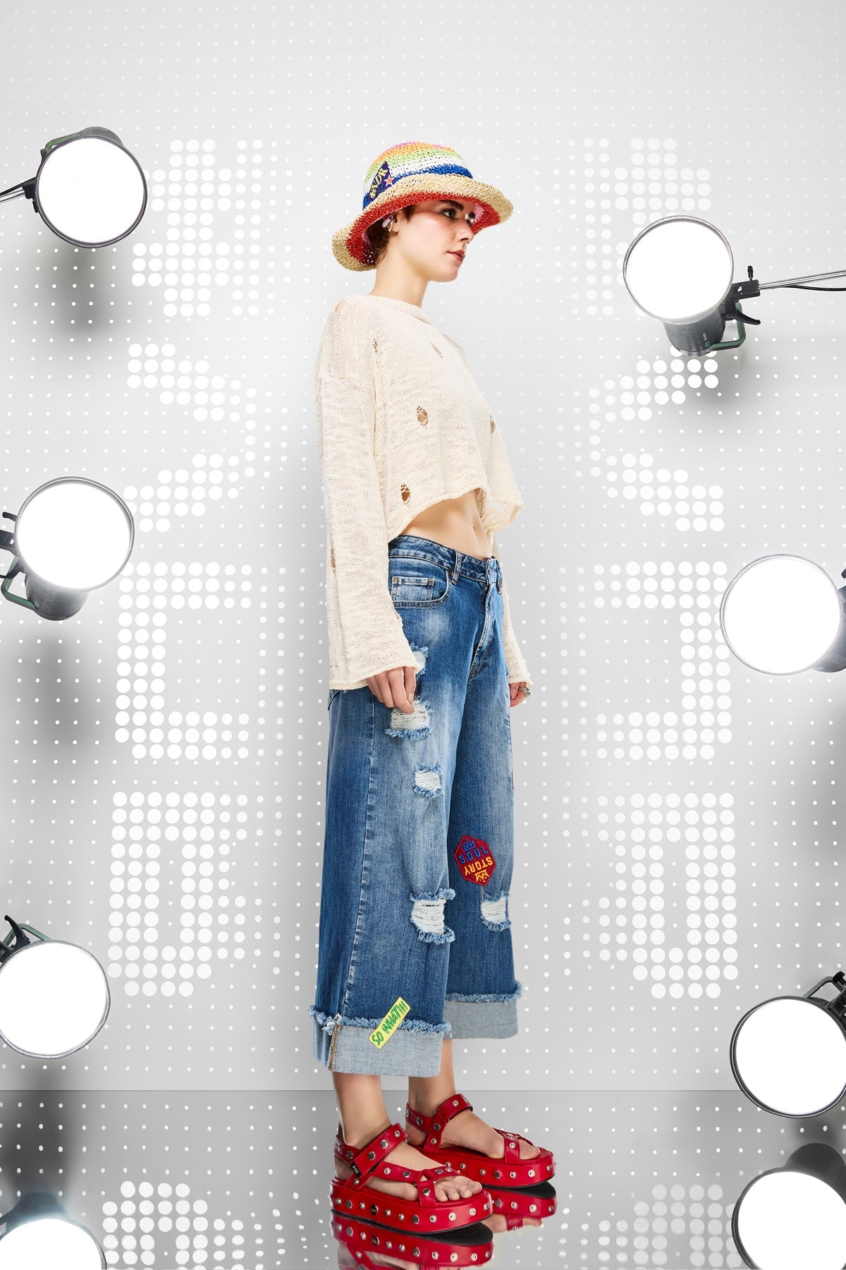 Beige Pullover 15341