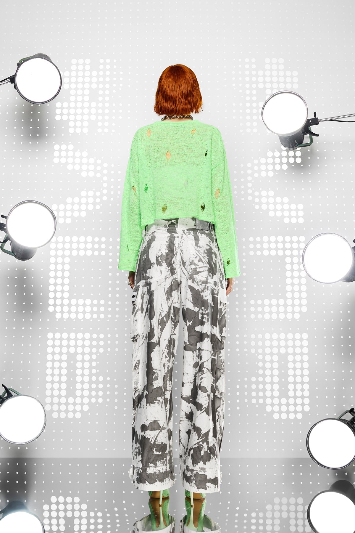 Verde Neon Pullover 15341