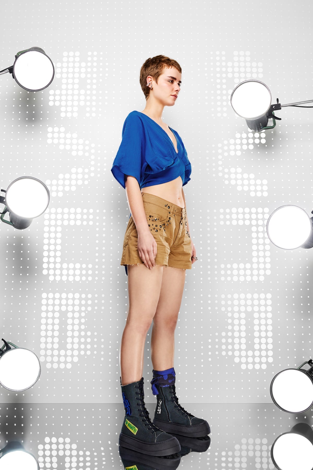 Azzurro Bluse 15345