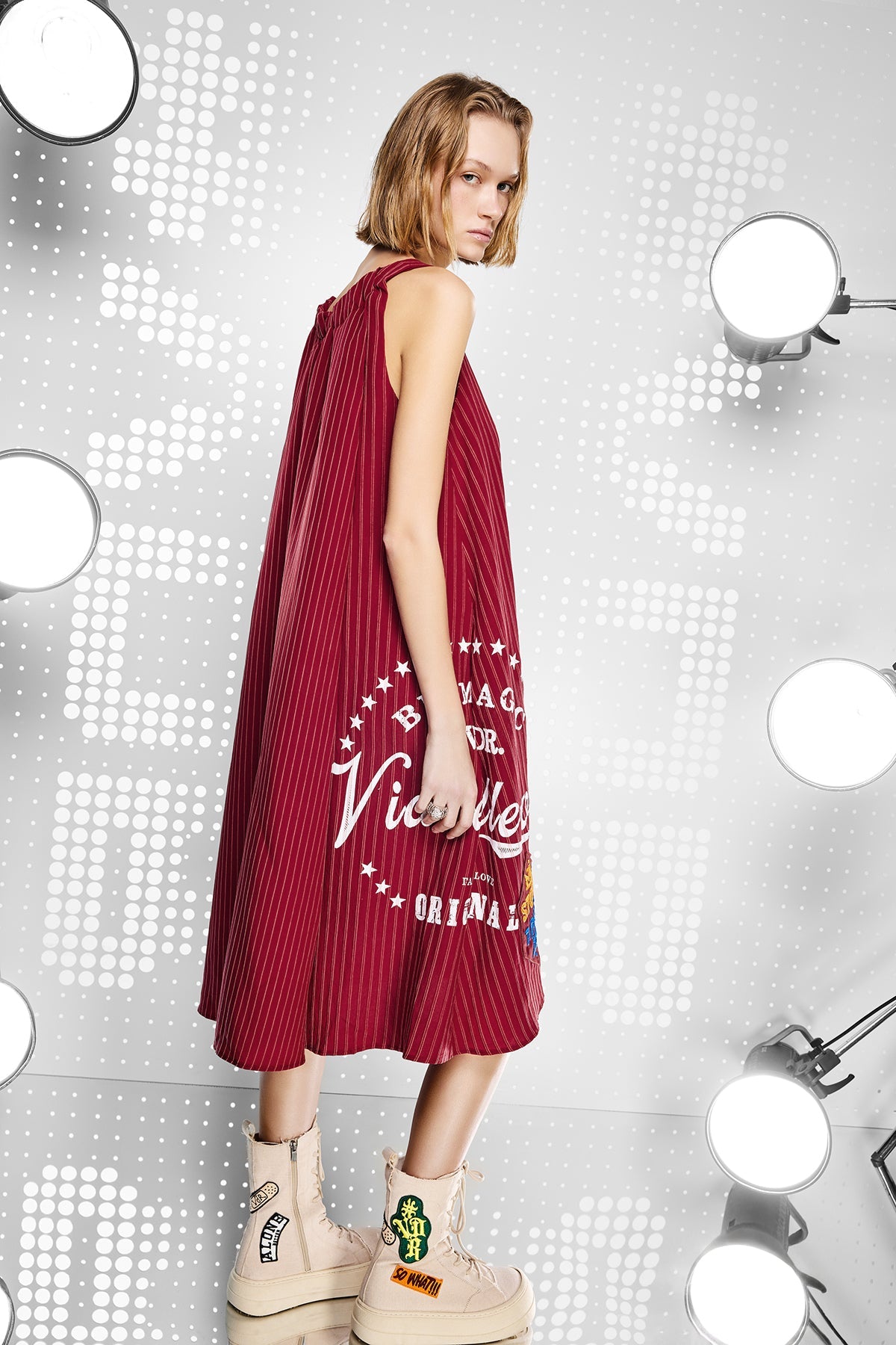 Bordo Dress 15349
