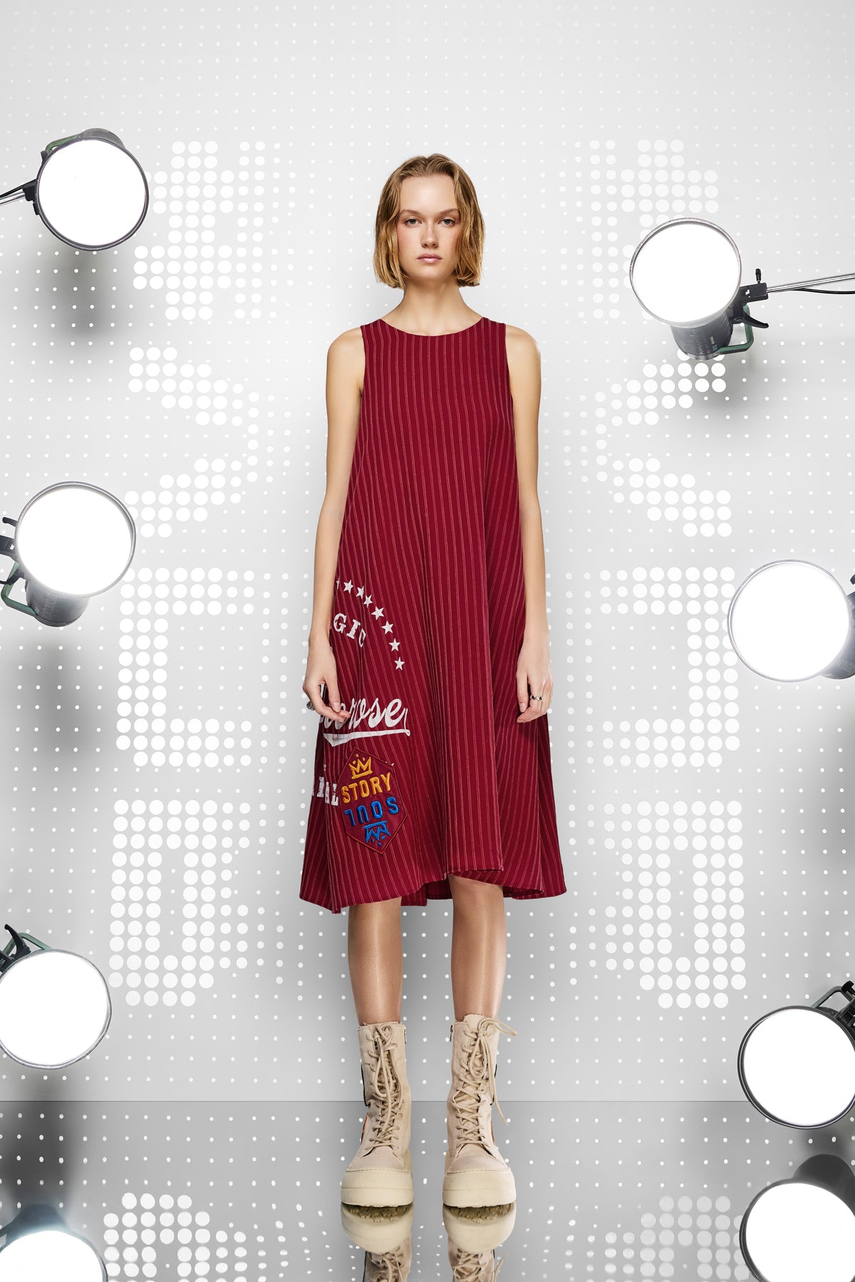 Bordo Dress 15349