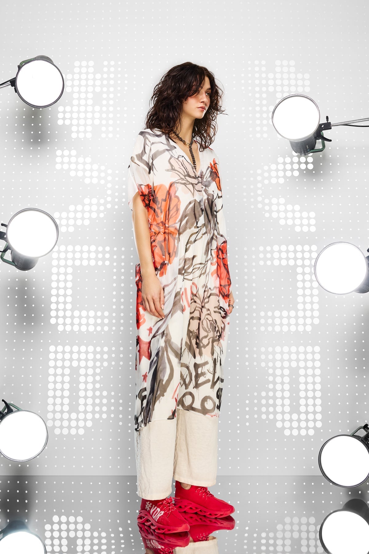 Off White Rosso Dress 15363