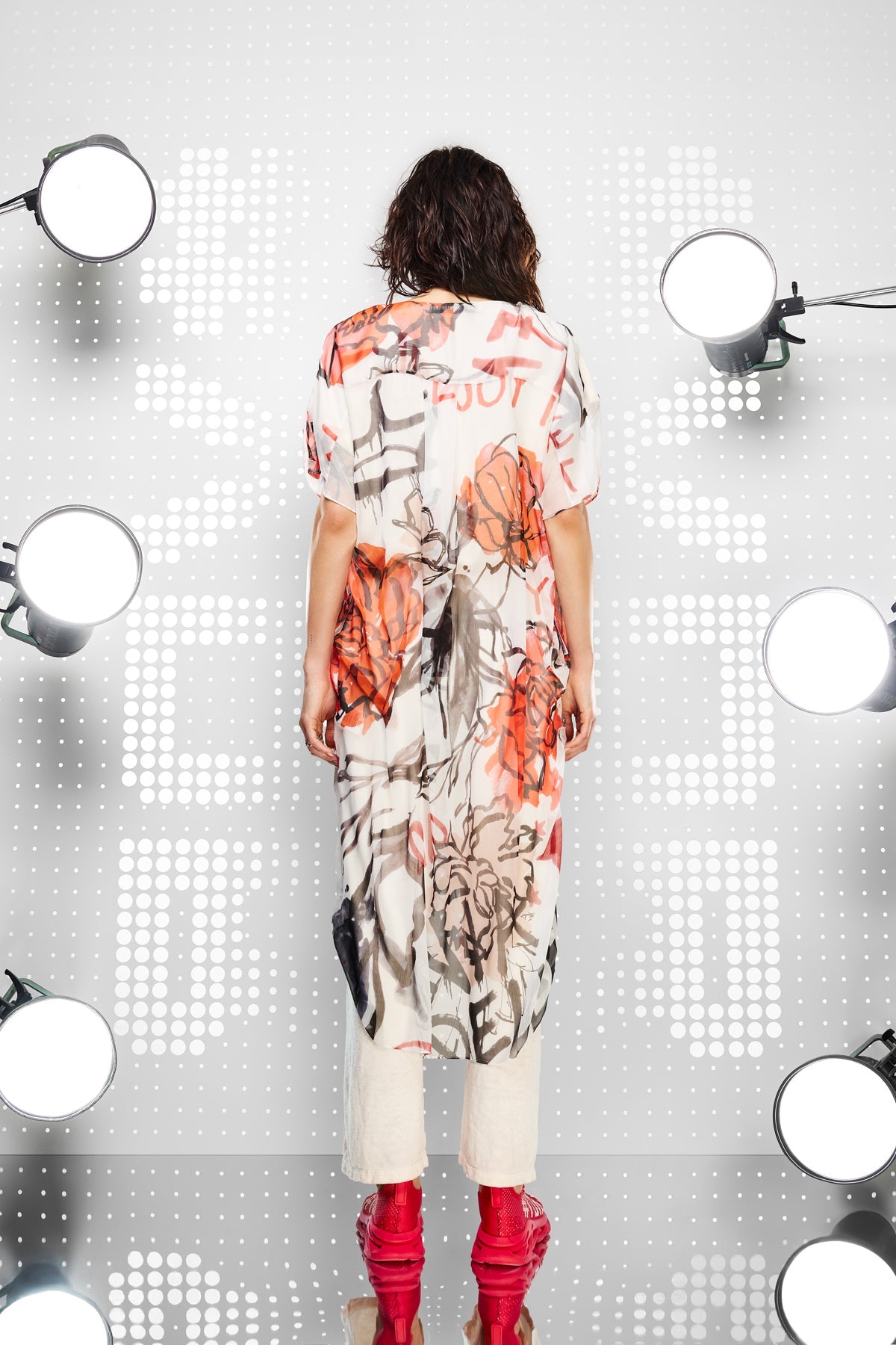 Off White Rosso Dress 15363