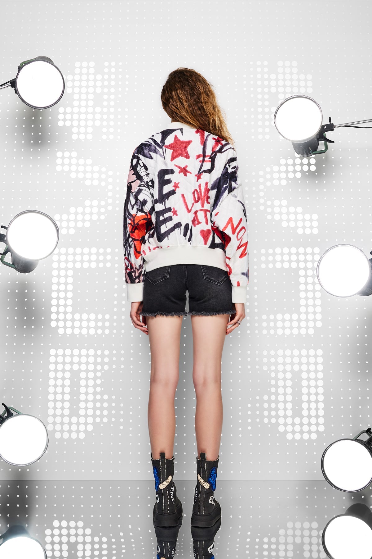 Multi Color Bomber 15418