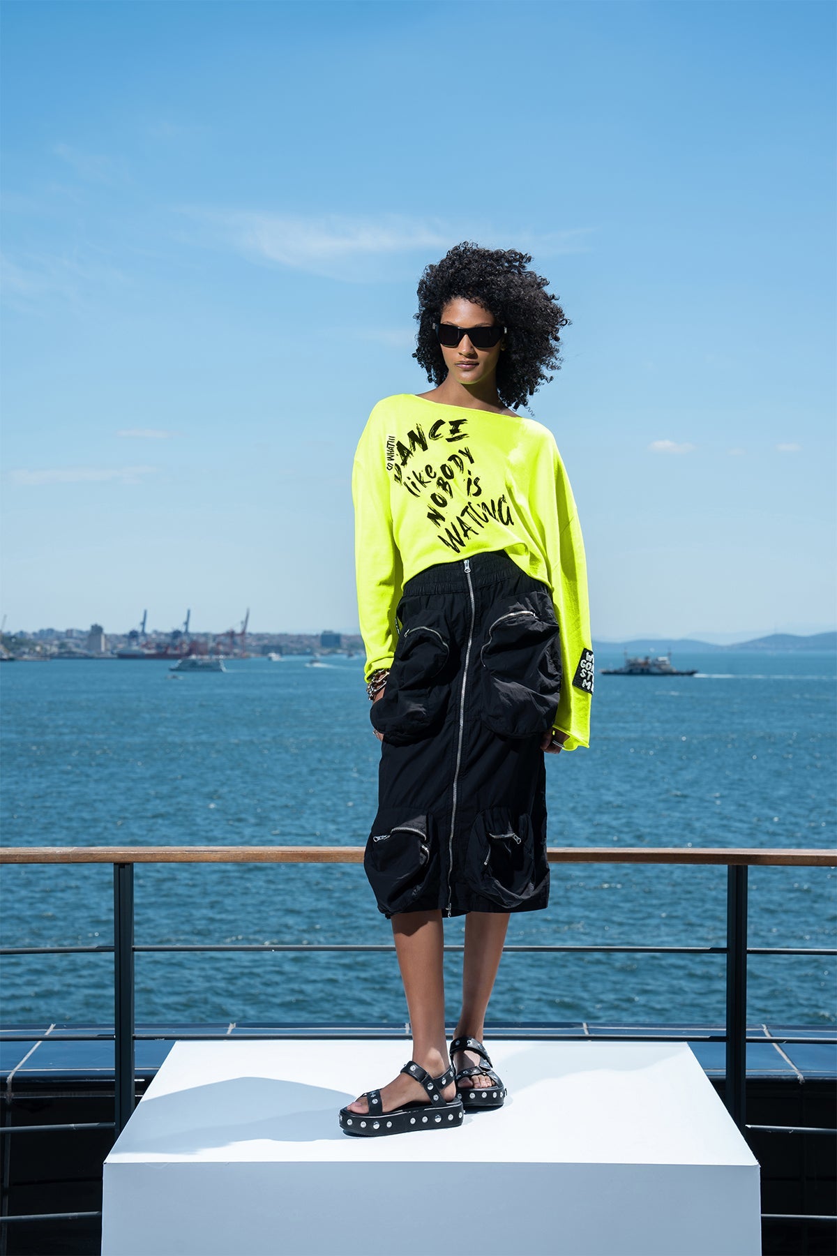 Giallo Neon Pullover 15426