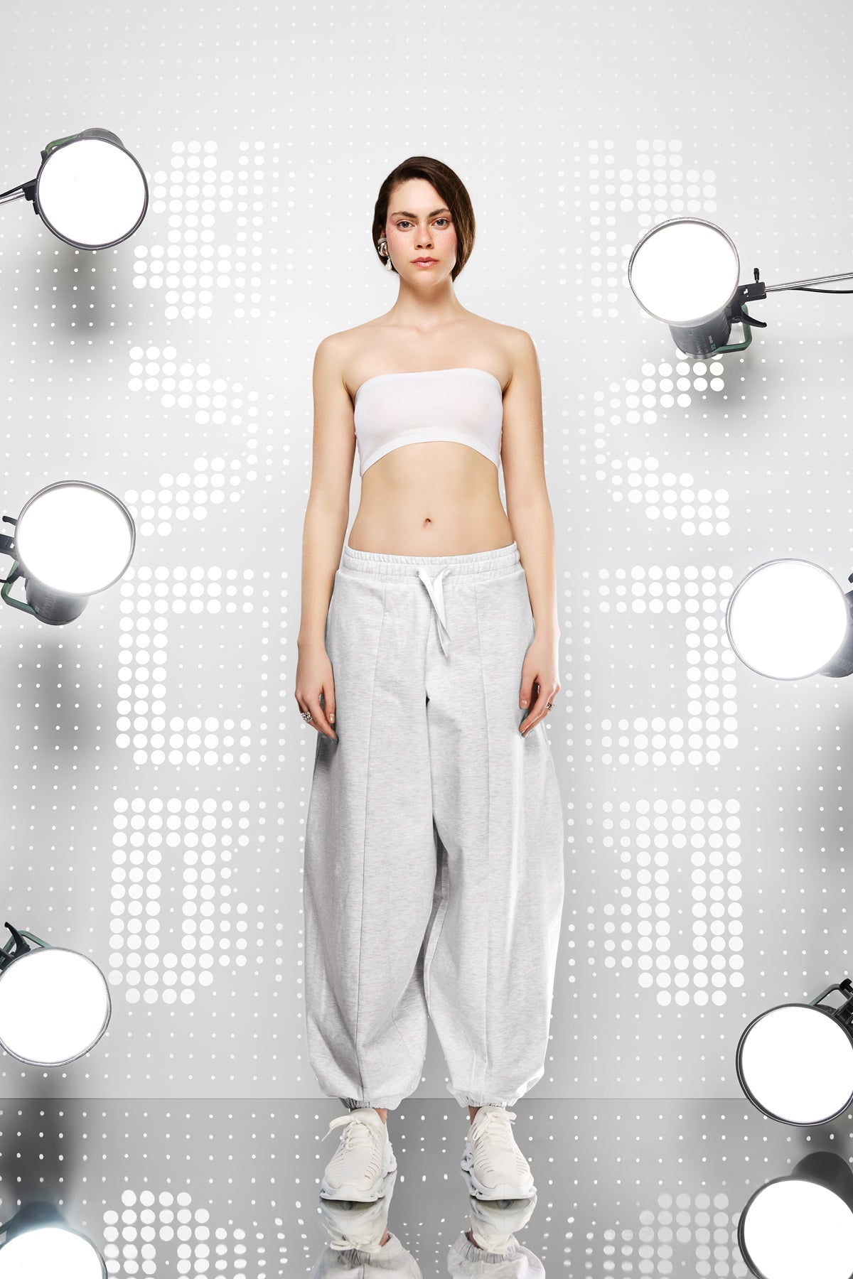 Ice Melange Pants 15432