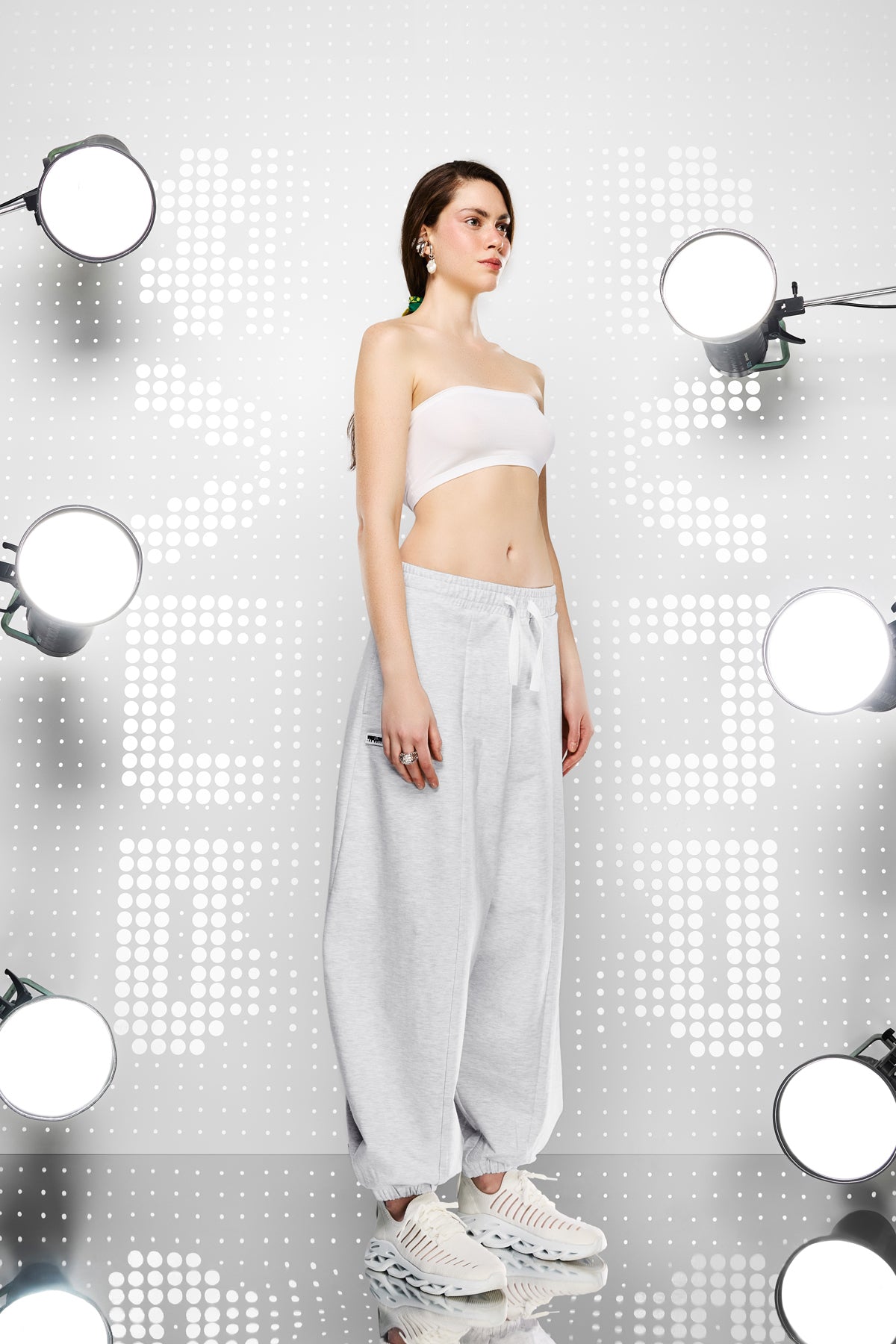 Ice Melange Pants 15432