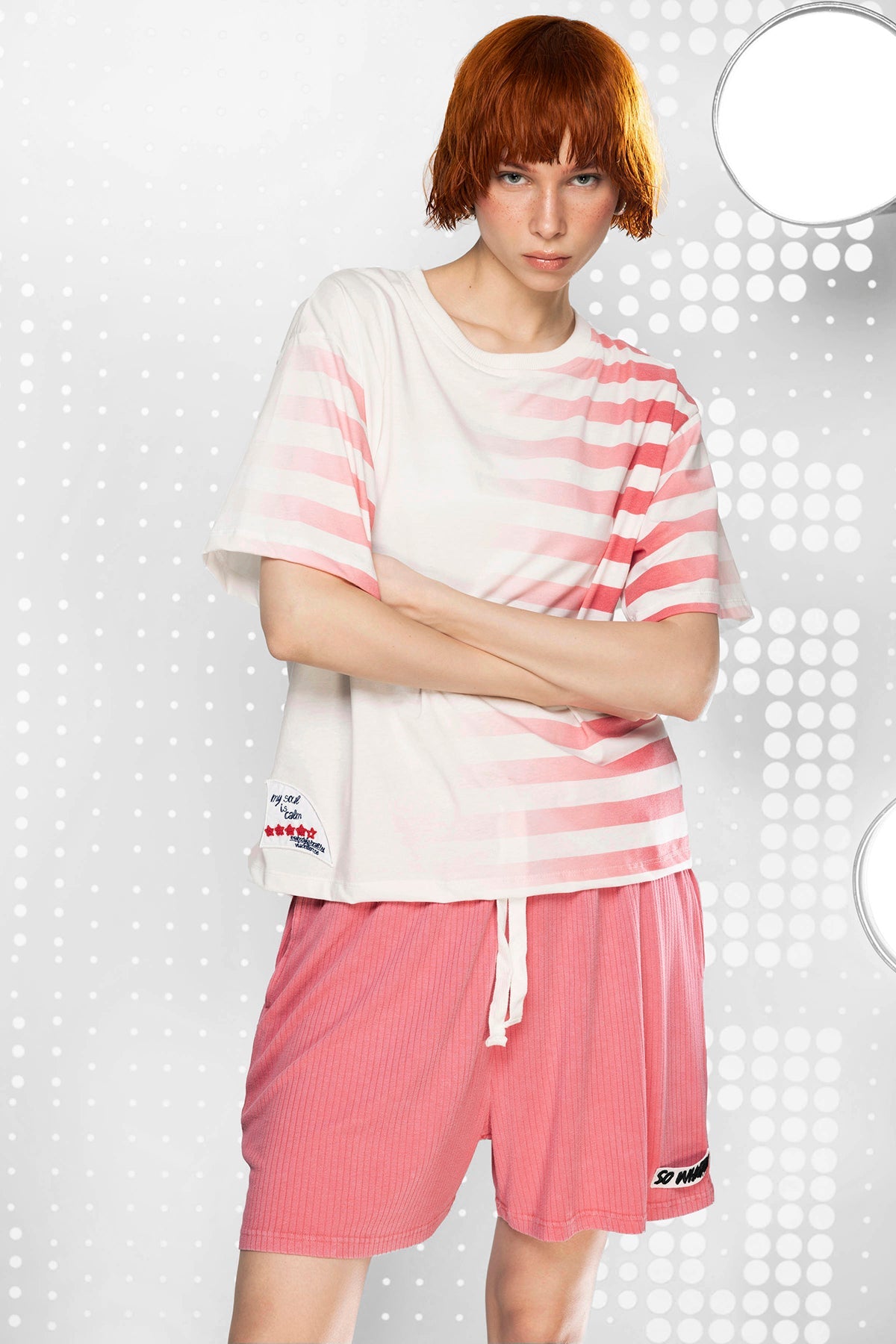Rosso Off White T-shirt 15447