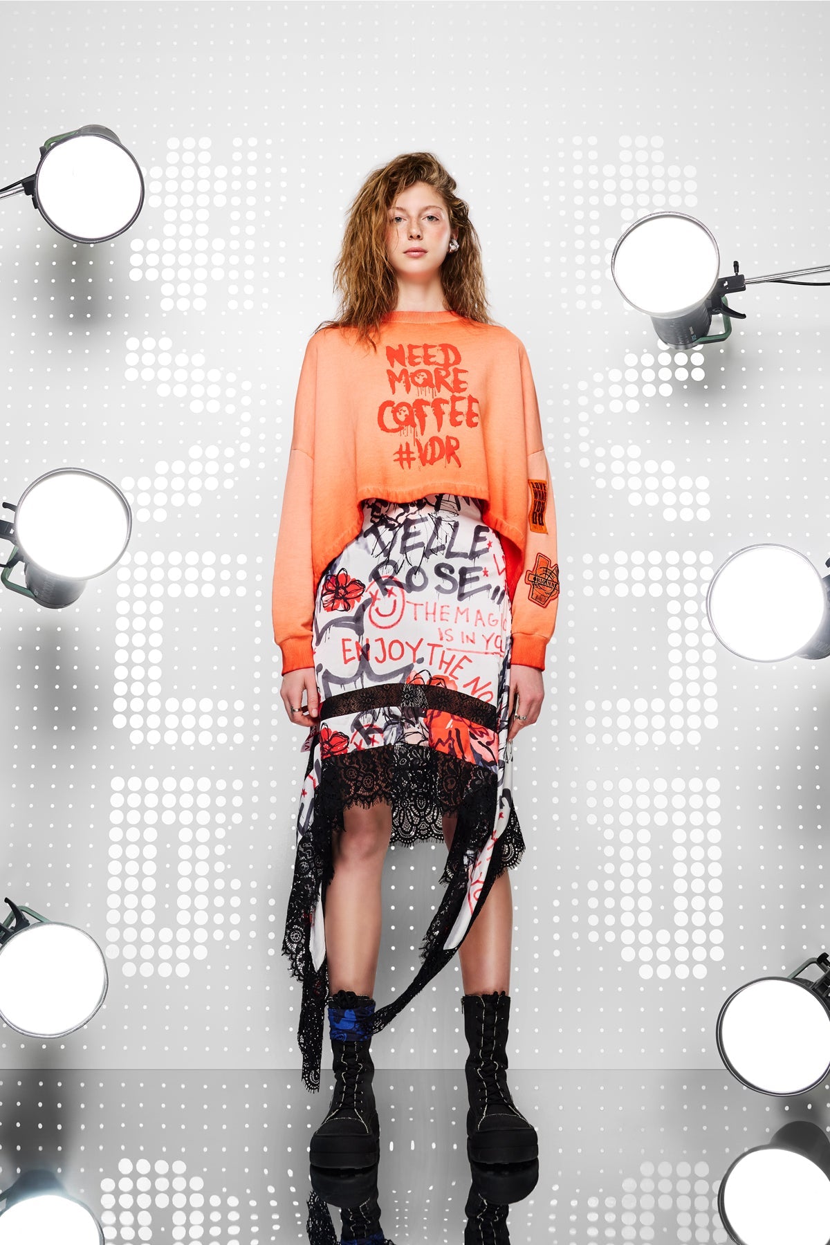 Orange Sw-shirt 15448