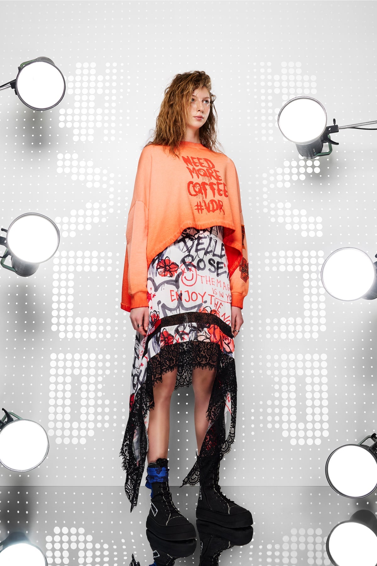 Orange Sw-shirt 15448