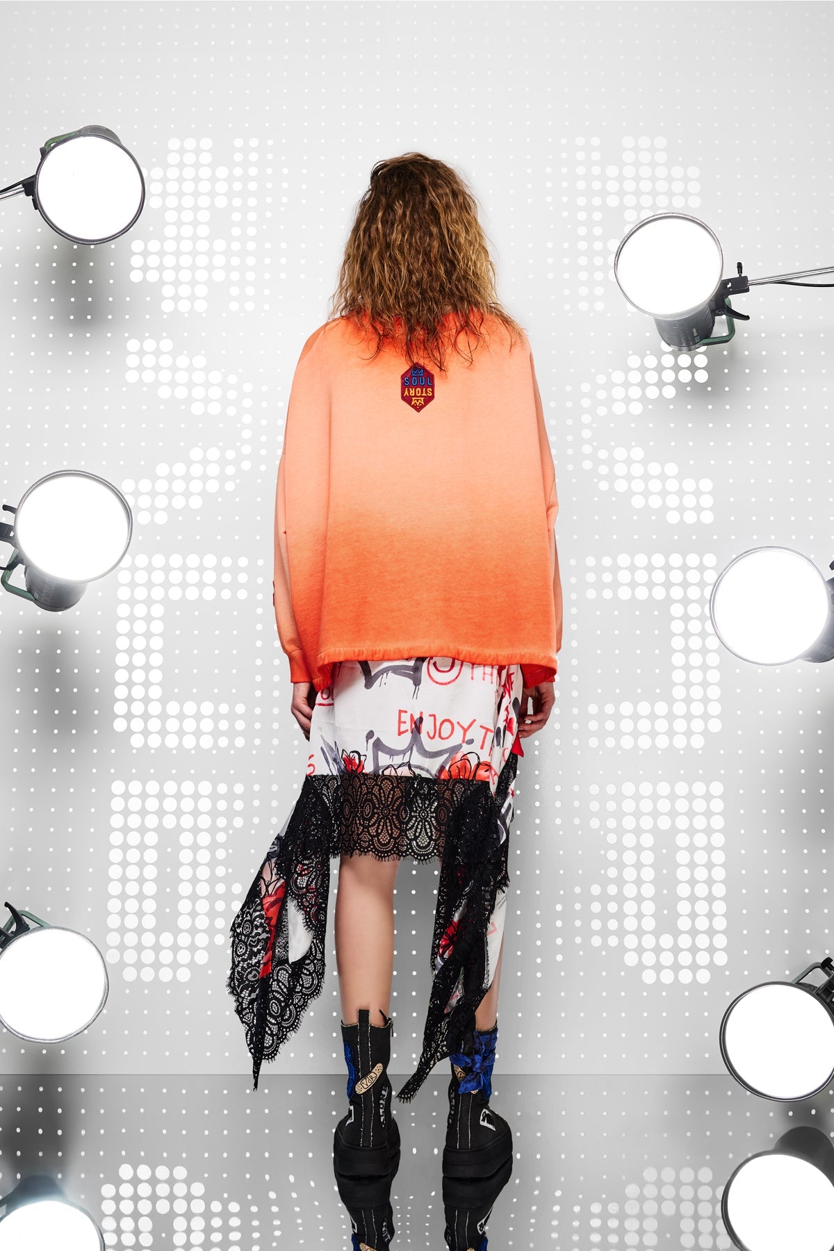 Orange Sw-shirt 15448