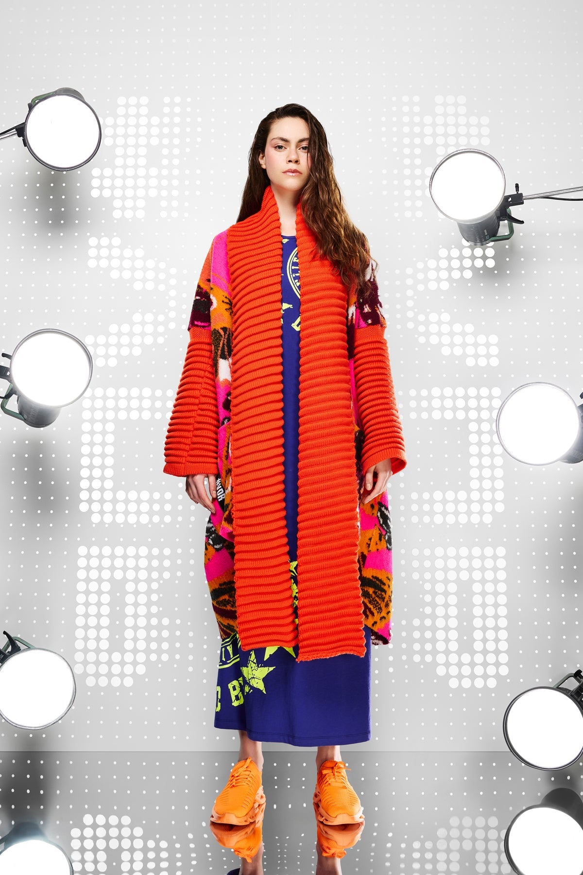 Multi Color Cardigan 15459
